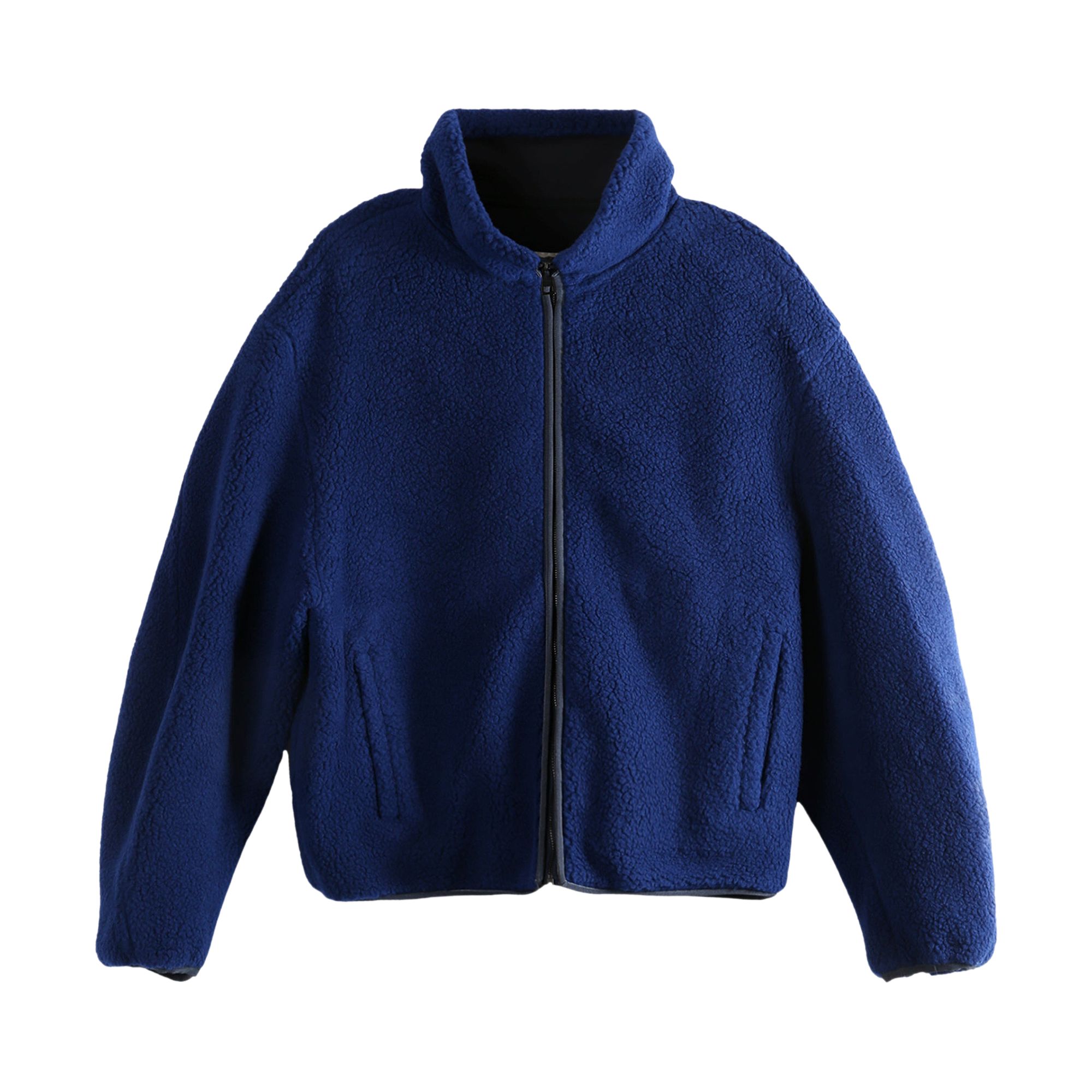 Pre-owned Givenchy Couture Seam Fleece Blouson 'bright Blue' | Men's Size 50