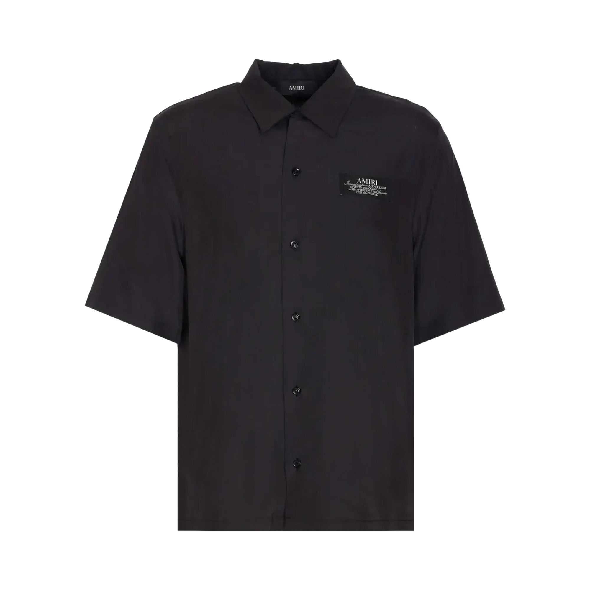 Pre-owned Amiri Spirit Bowling Shirt 'black' | Men's Size L