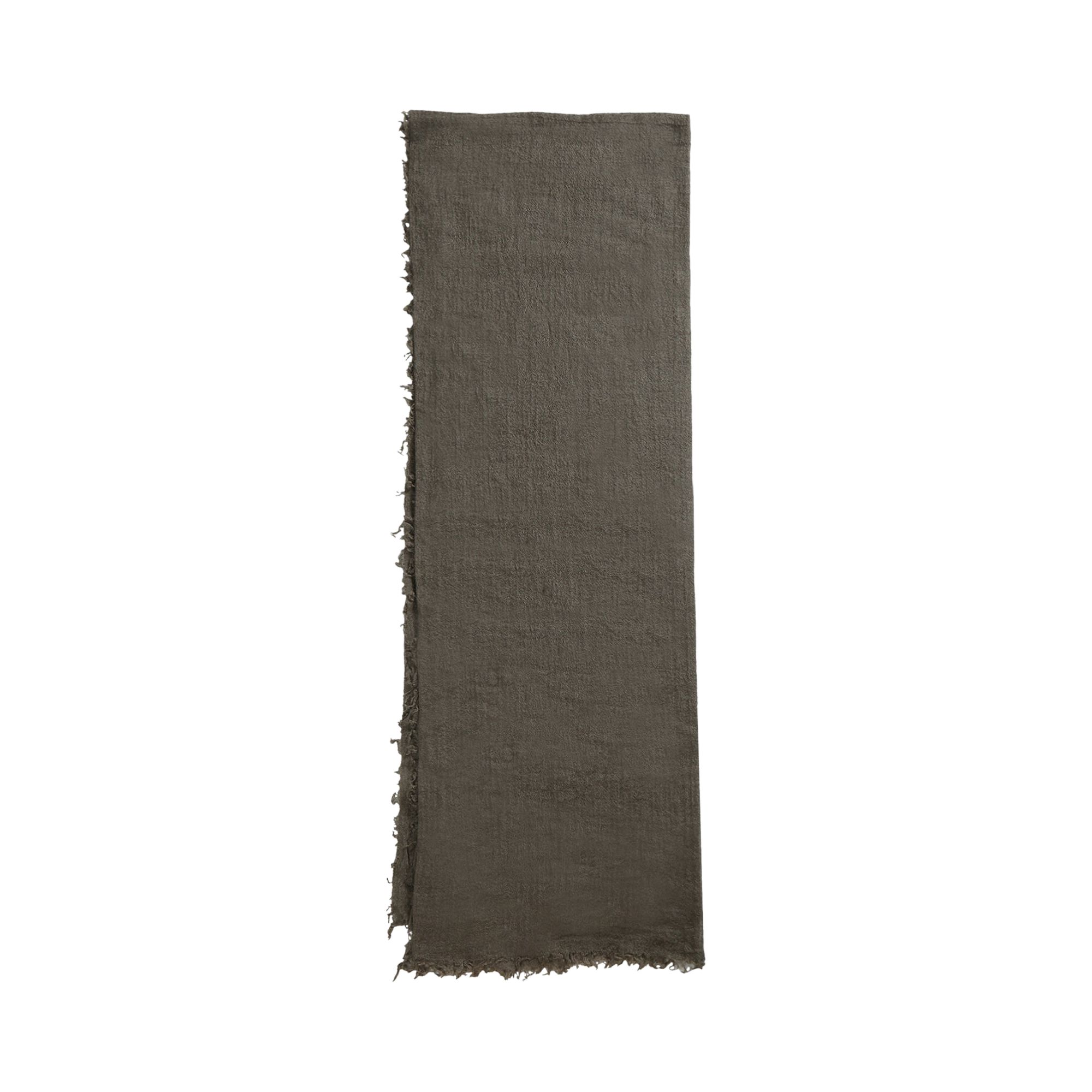 Pre-owned Rick Owens Follo Scarf 'bosco' | Green | Women's Size Onesize