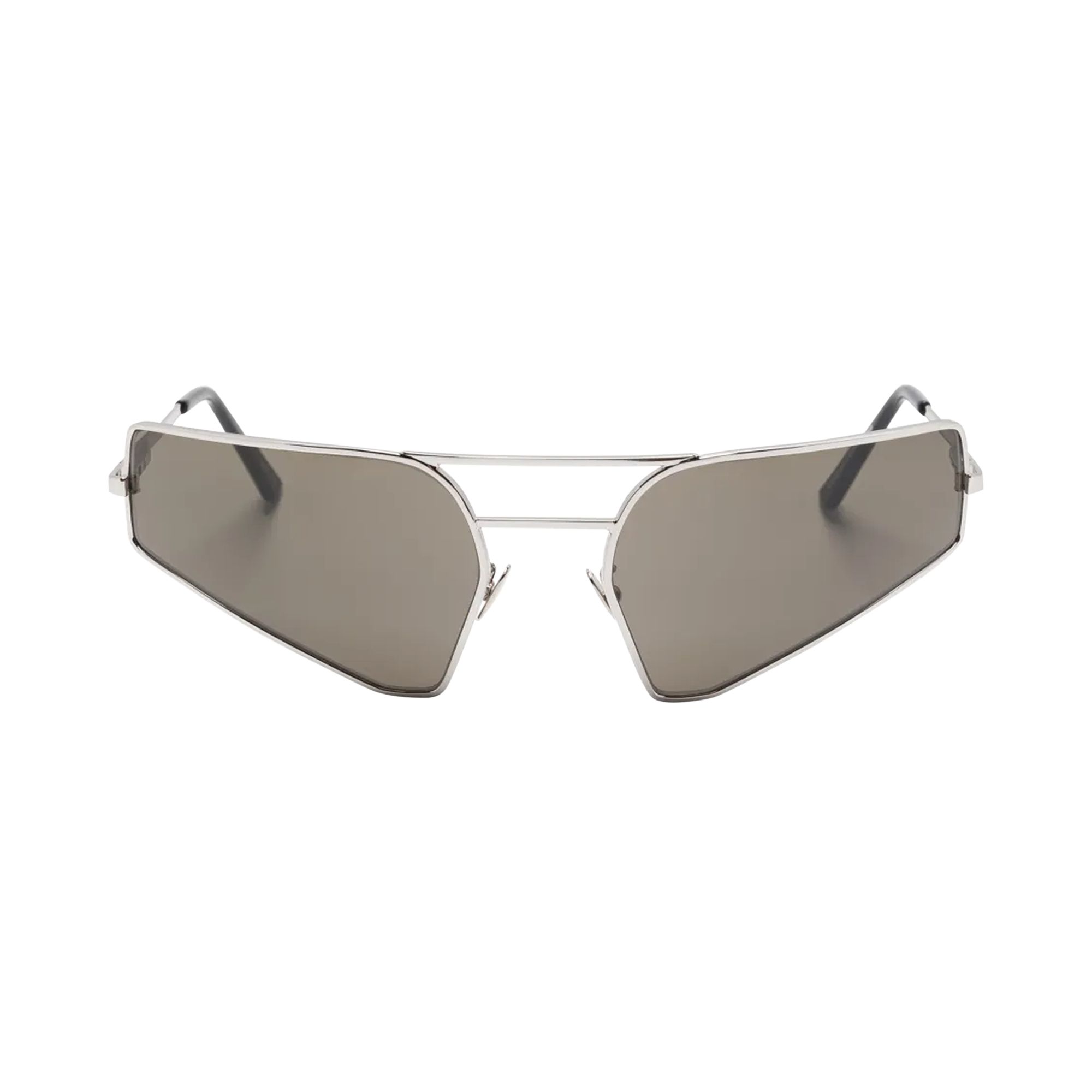 Pre-owned Rick Owens Prong Sunglasses 'silver/black' | Men's Size Onesize