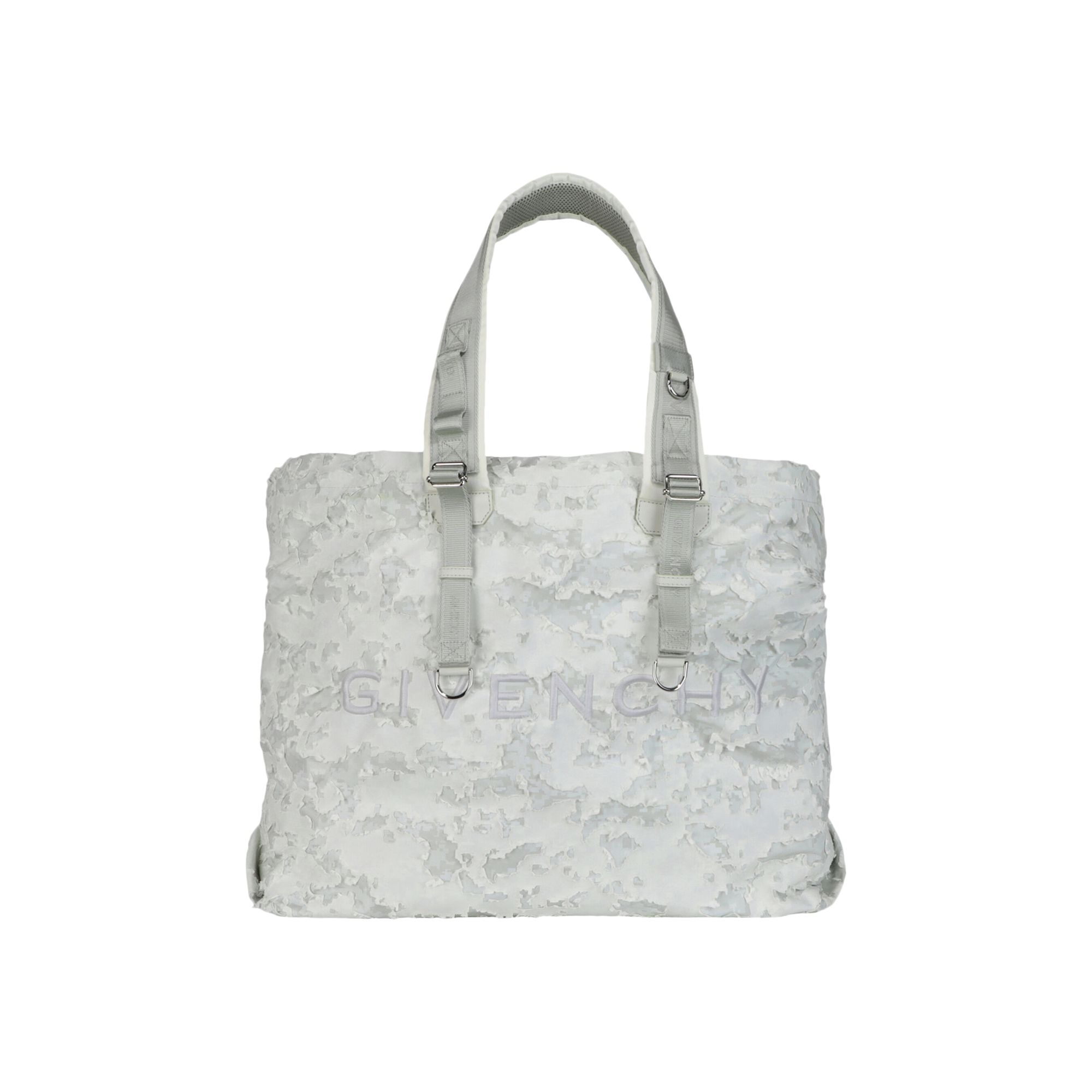 Pre-owned Givenchy Large G-shopper Tote Bag 'white/grey' | Men's Size Onesize