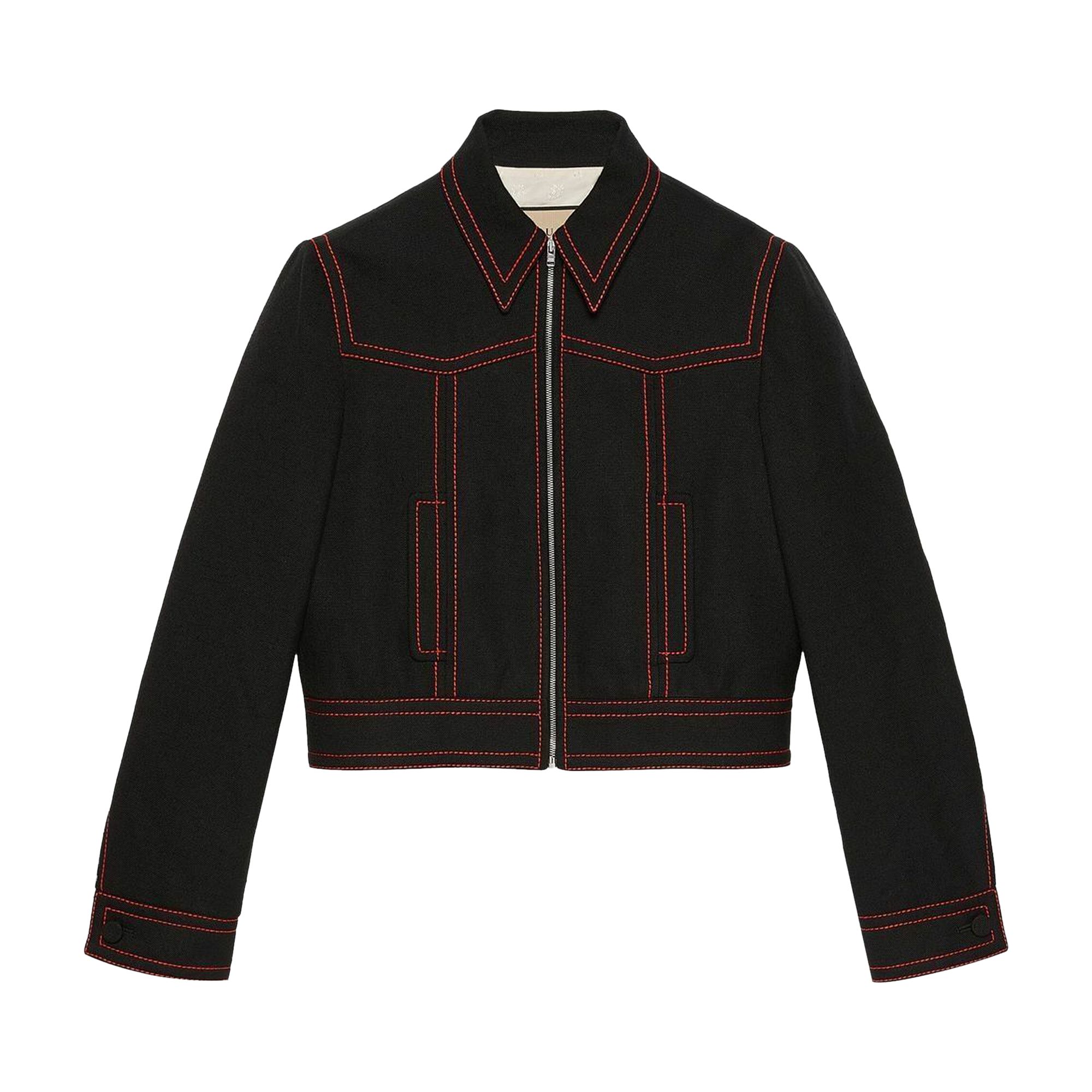 Pre-owned Gucci Hollywood Babylon Jacket 'black' | Women's Size 38