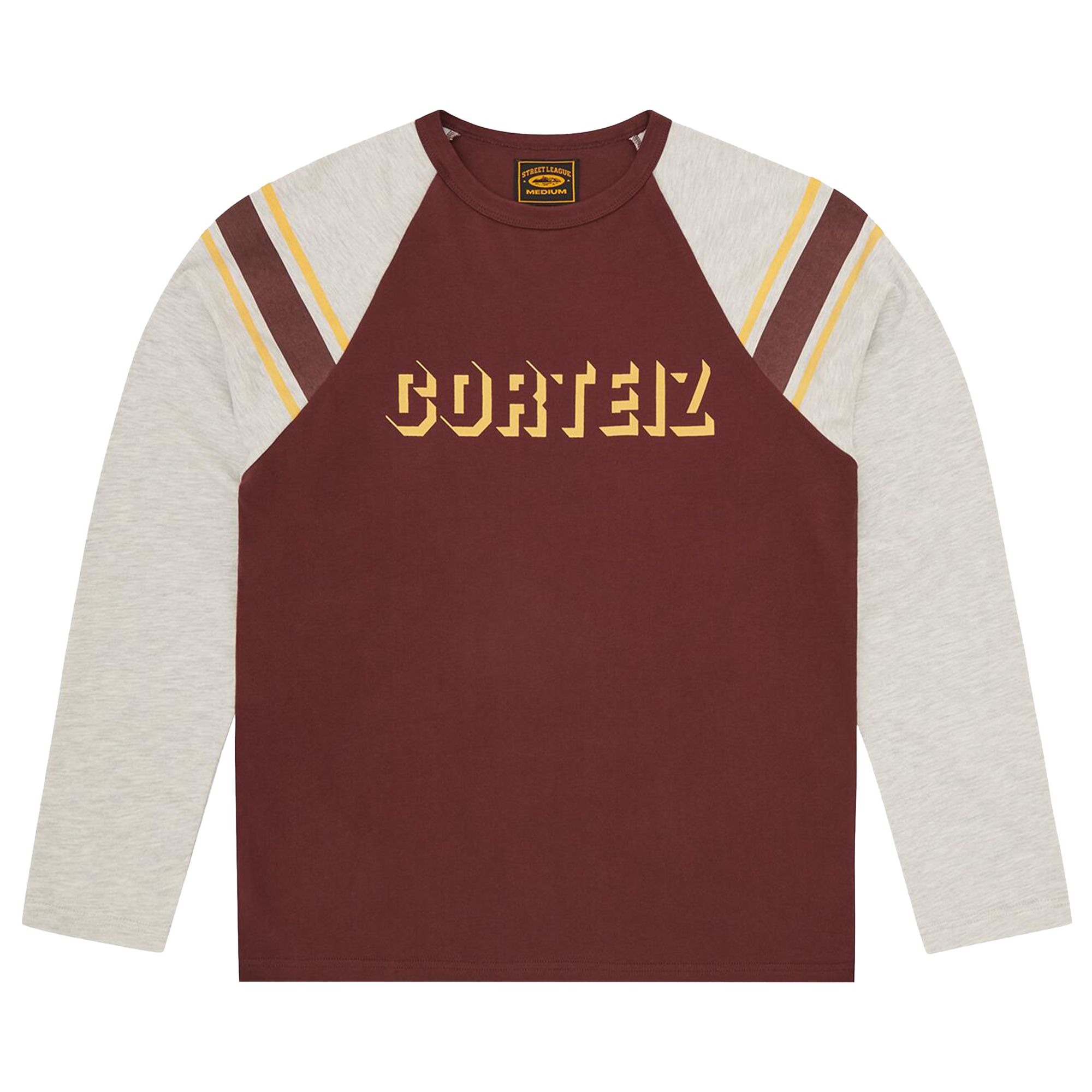 Pre-owned Corteiz 97 Heavyweight Raglan Long-sleeve 'burgundy' | Red | Men's Size M