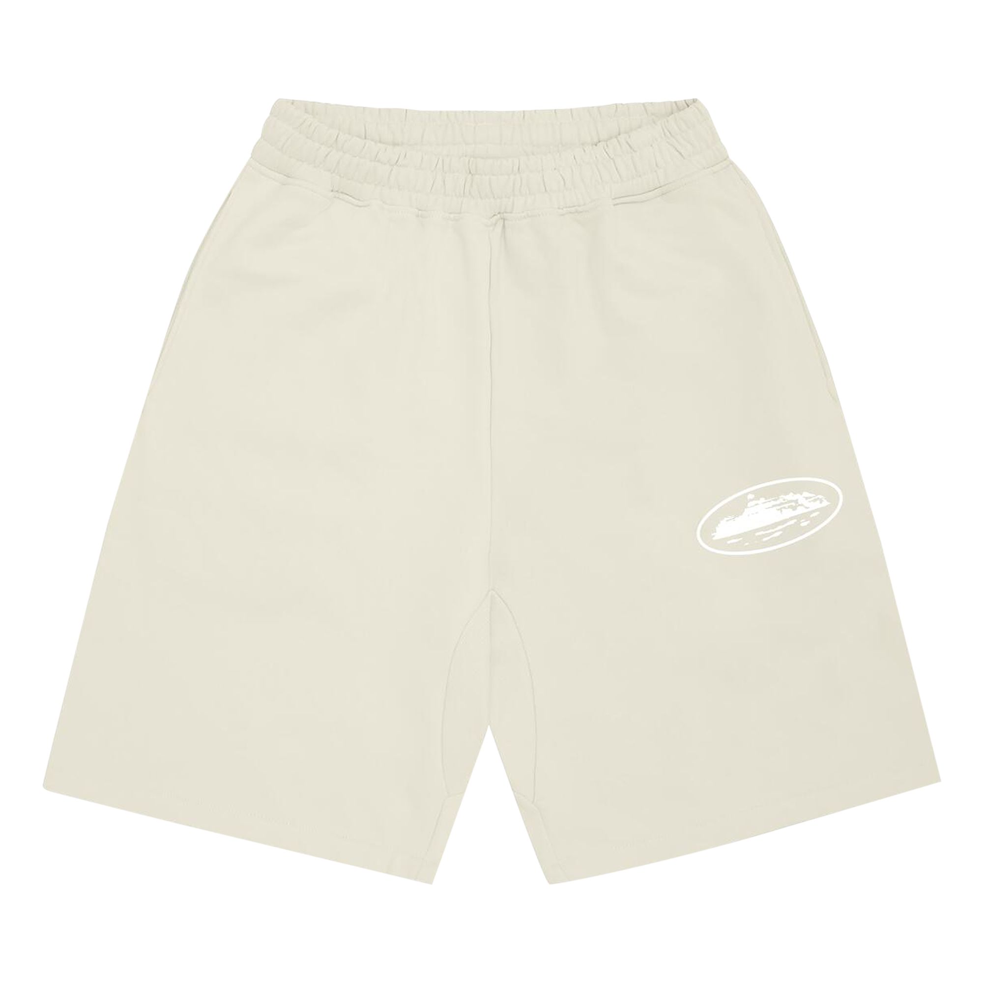 Pre-owned Corteiz Island Puff Print Sweatshort 'off White' | Men's Size M