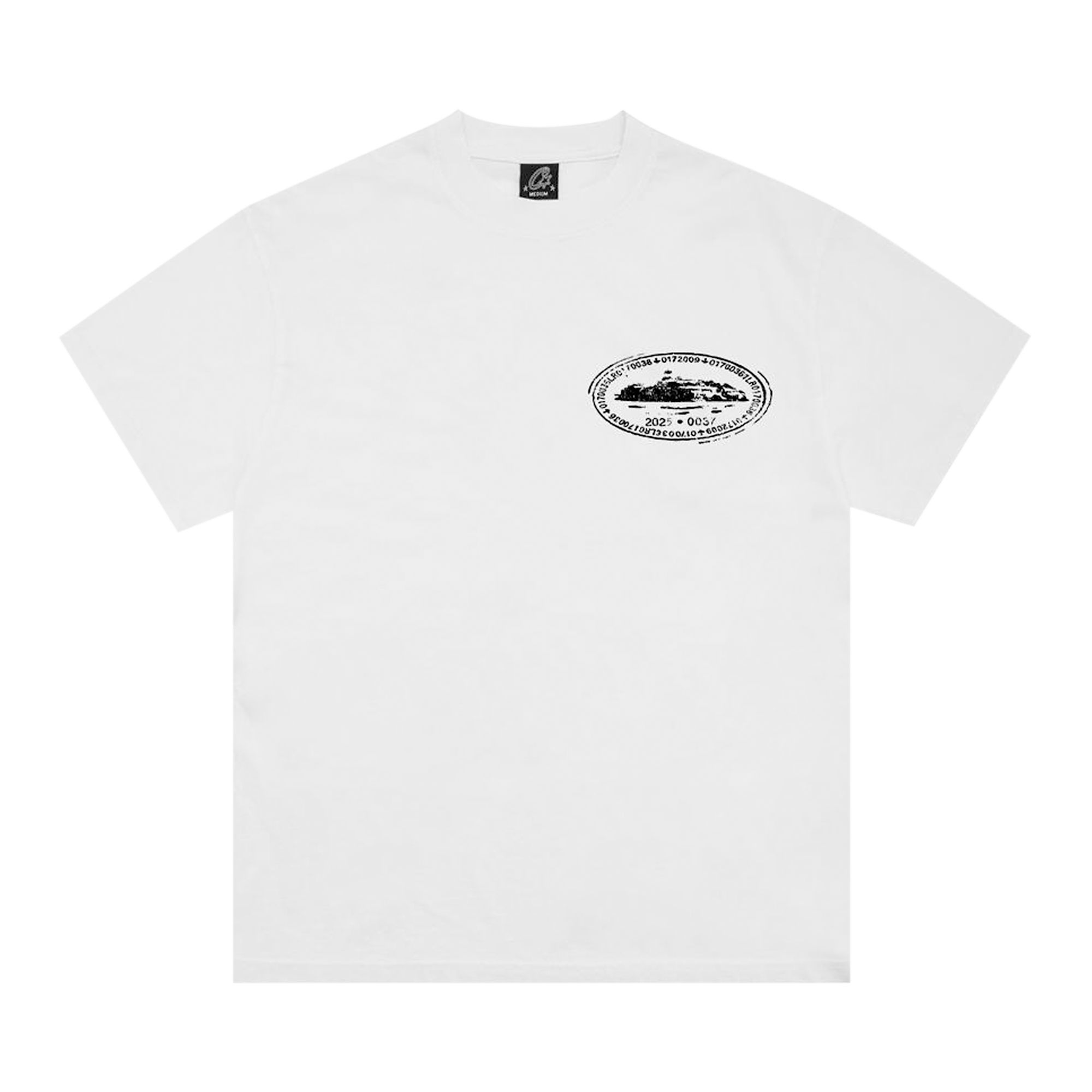 Pre-owned Corteiz Island Stamp Tee 'white' | Men's Size M