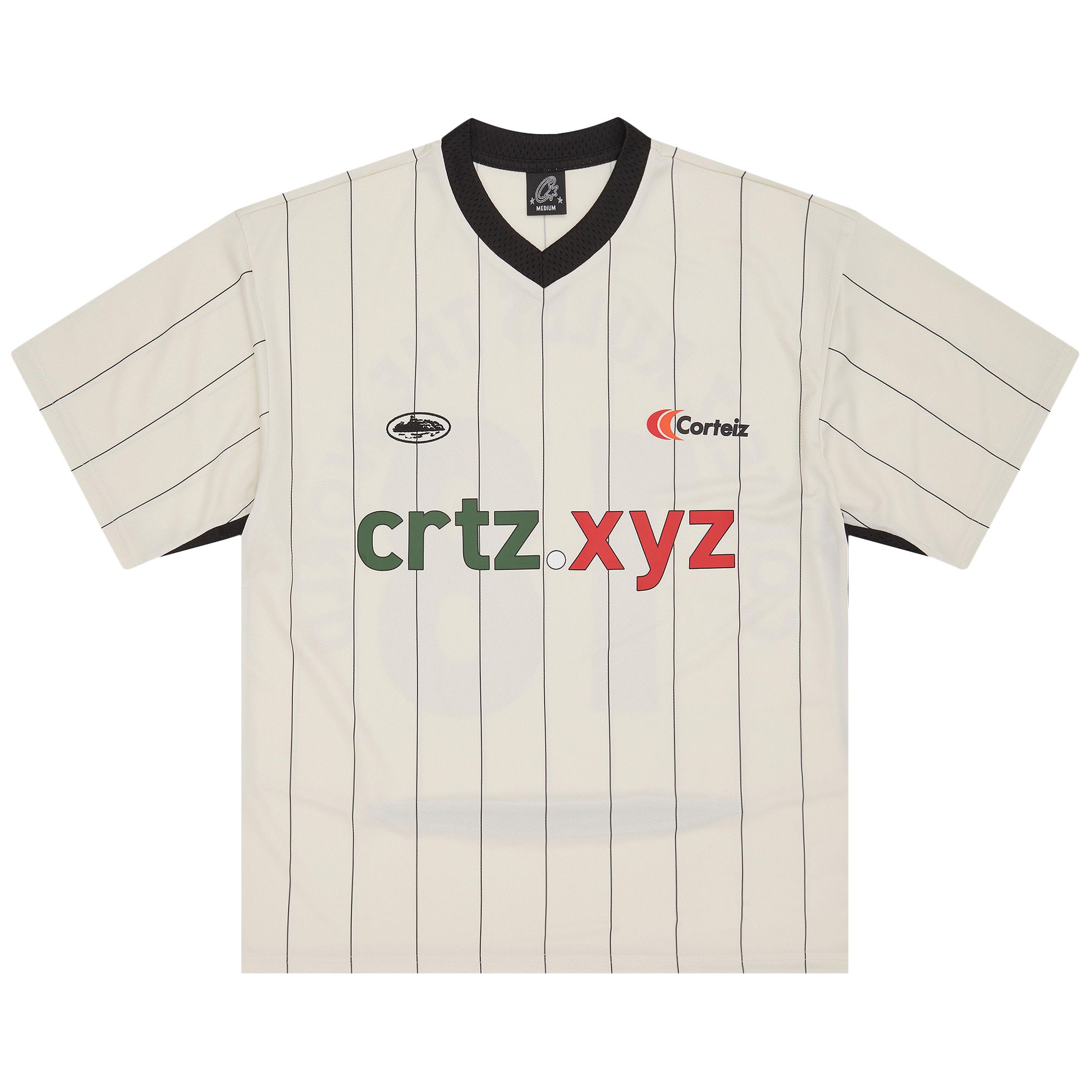 Pre-owned Corteiz Website Football Jersey 'cream' | Men's Size L In Beige