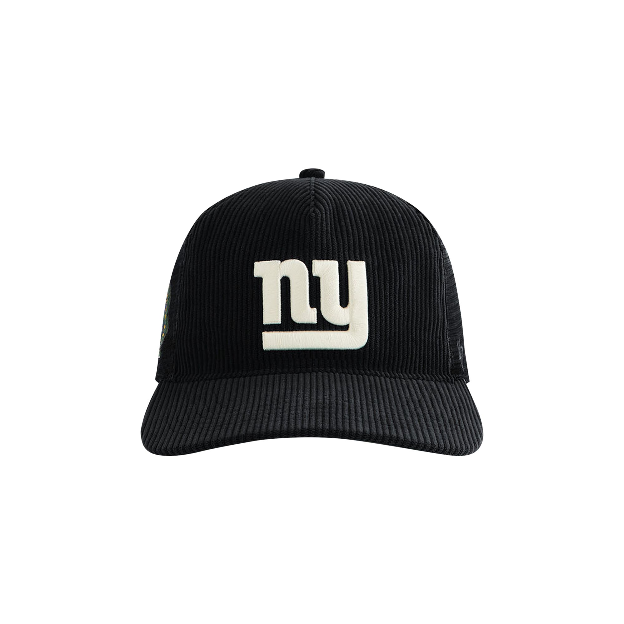 Pre-owned Kith X '47 For The New York Giants Corduroy Trucker Hat 'black' | Men's Size Onesize