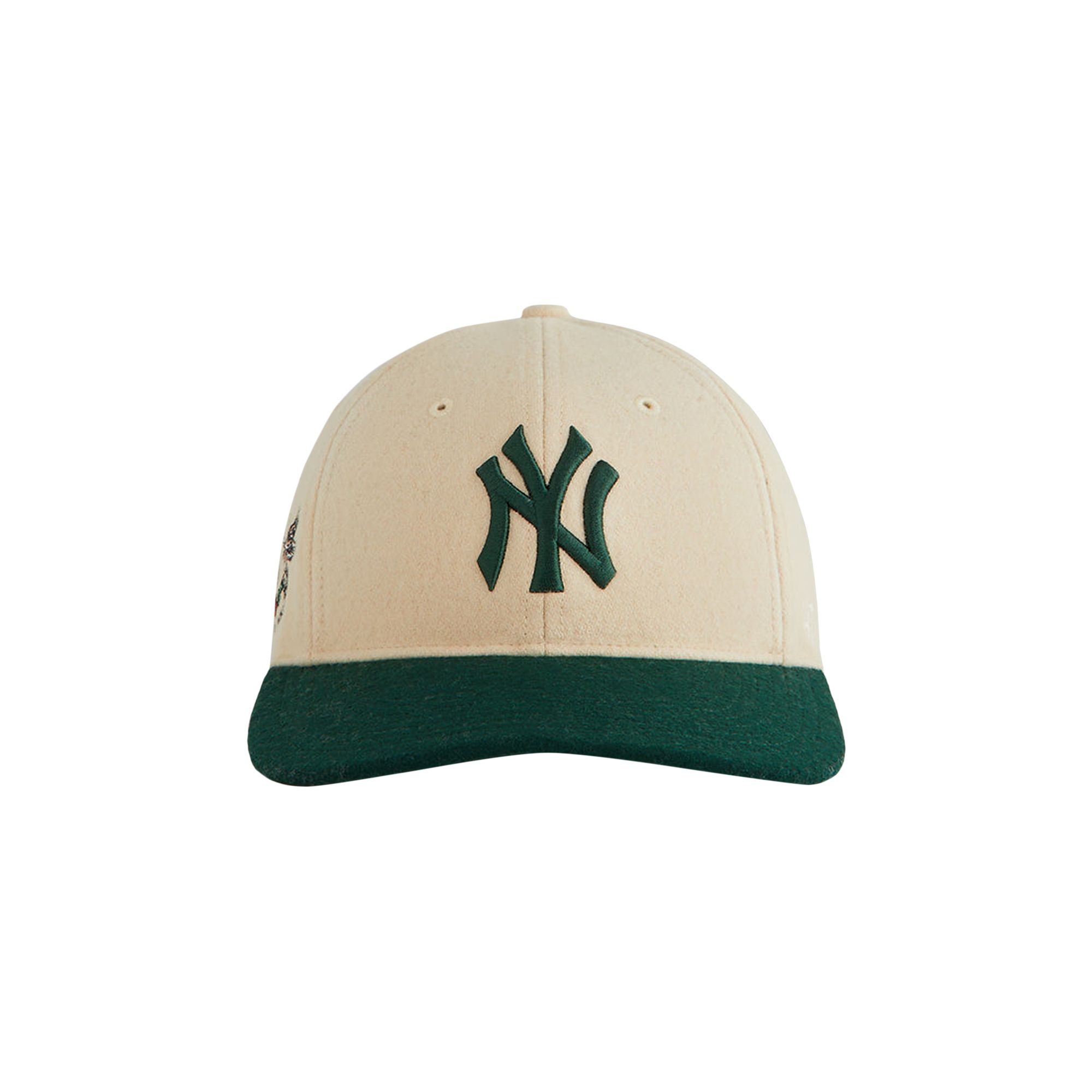 Pre-owned Kith X '47 For The New York Yankees Two Tone Franchise Ls Cap 'stadium' | Green | Men's Size Xl