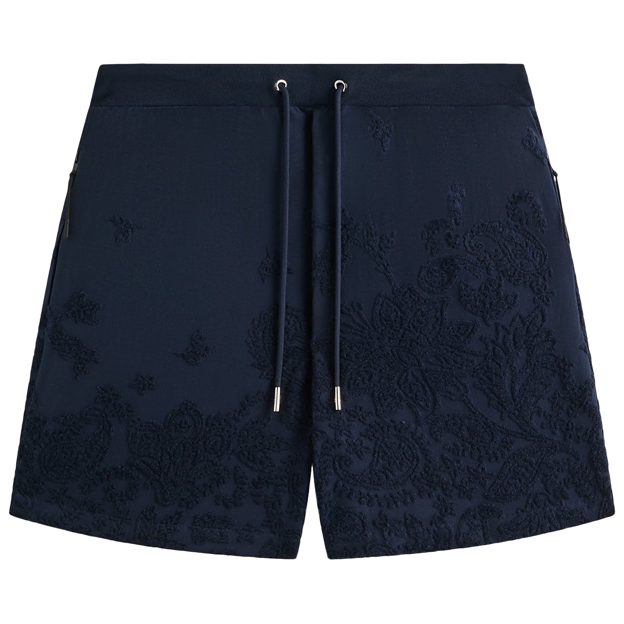 Pre-owned Kith Bandana Micro Terry Graham Short 'nocturnal' | Blue | Men's Size L