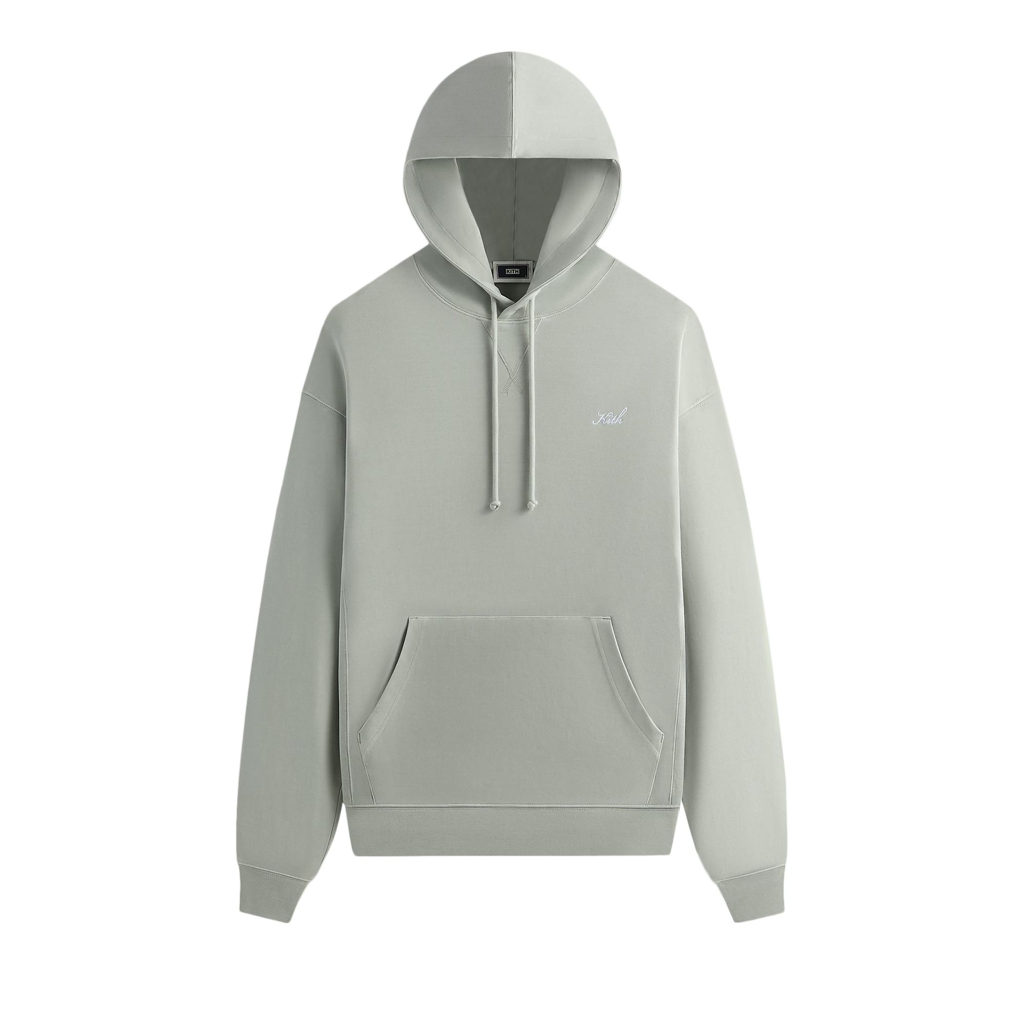 Pre-owned Kith Crystal Wash Interlock Williams Iii Hoodie 'exam' | Green | Men's Size Xl