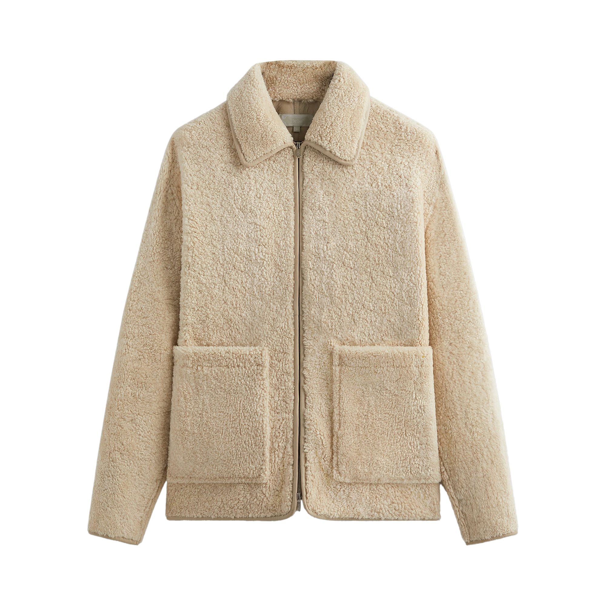 Pre-owned Kith Archer Shearling Jacket 'sector' | Brown | Men's Size Xxl