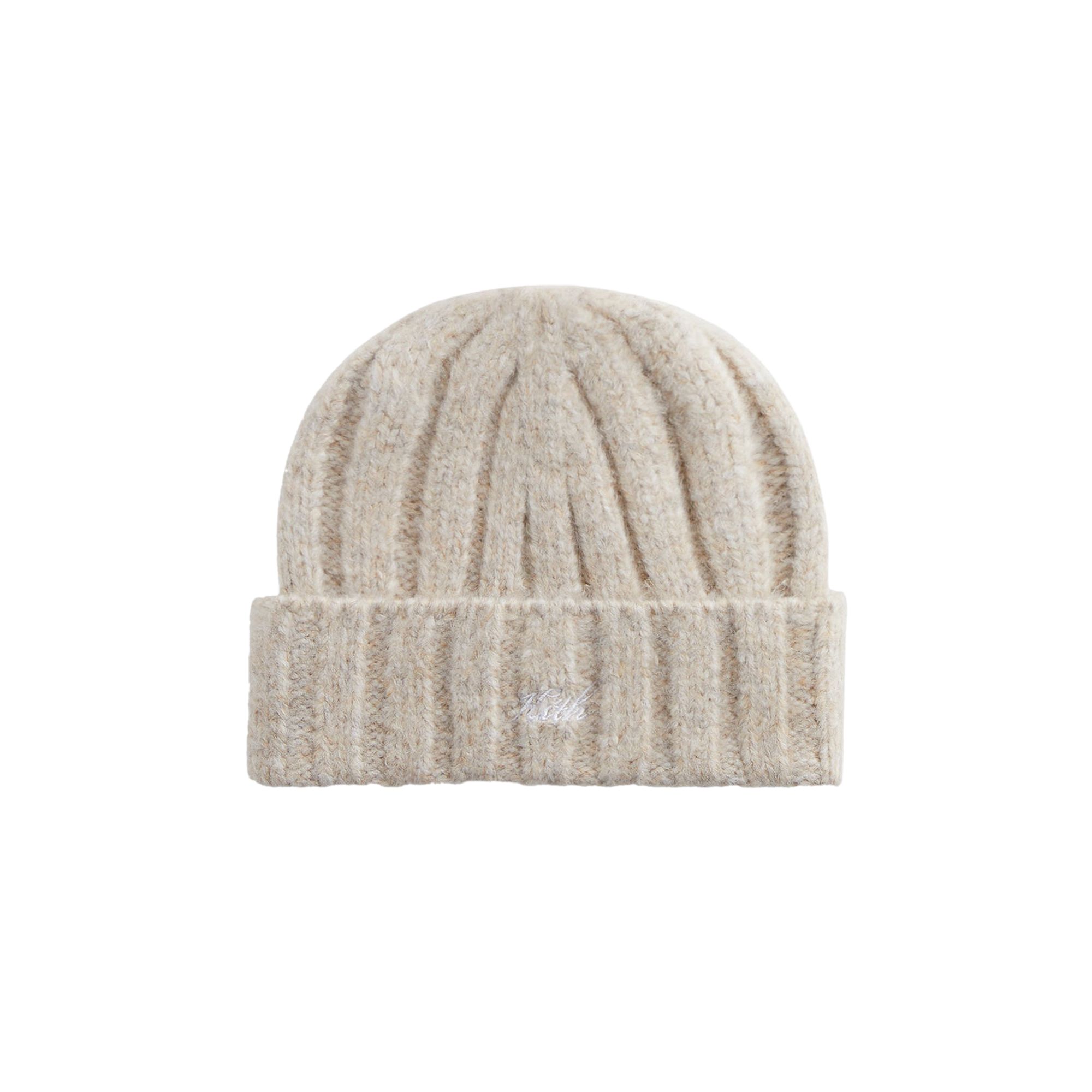 Pre-owned Kith Chunky Knit Mia Beanie 'sediment' | Tan | Men's Size Onesize In Brown