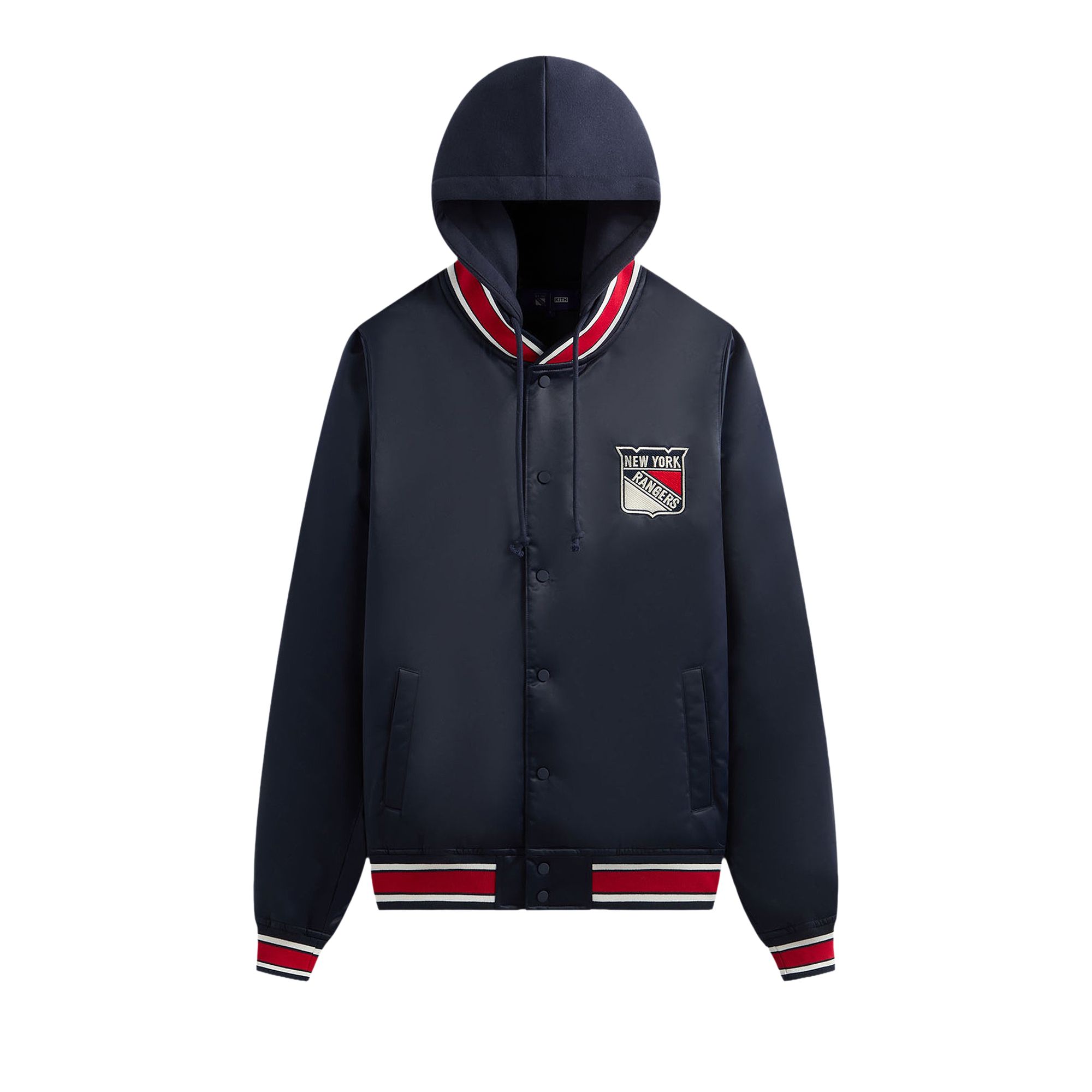Pre-owned Kith For The New York Rangers Gorman Jacket 'nocturnal' | Blue | Men's Size Xs