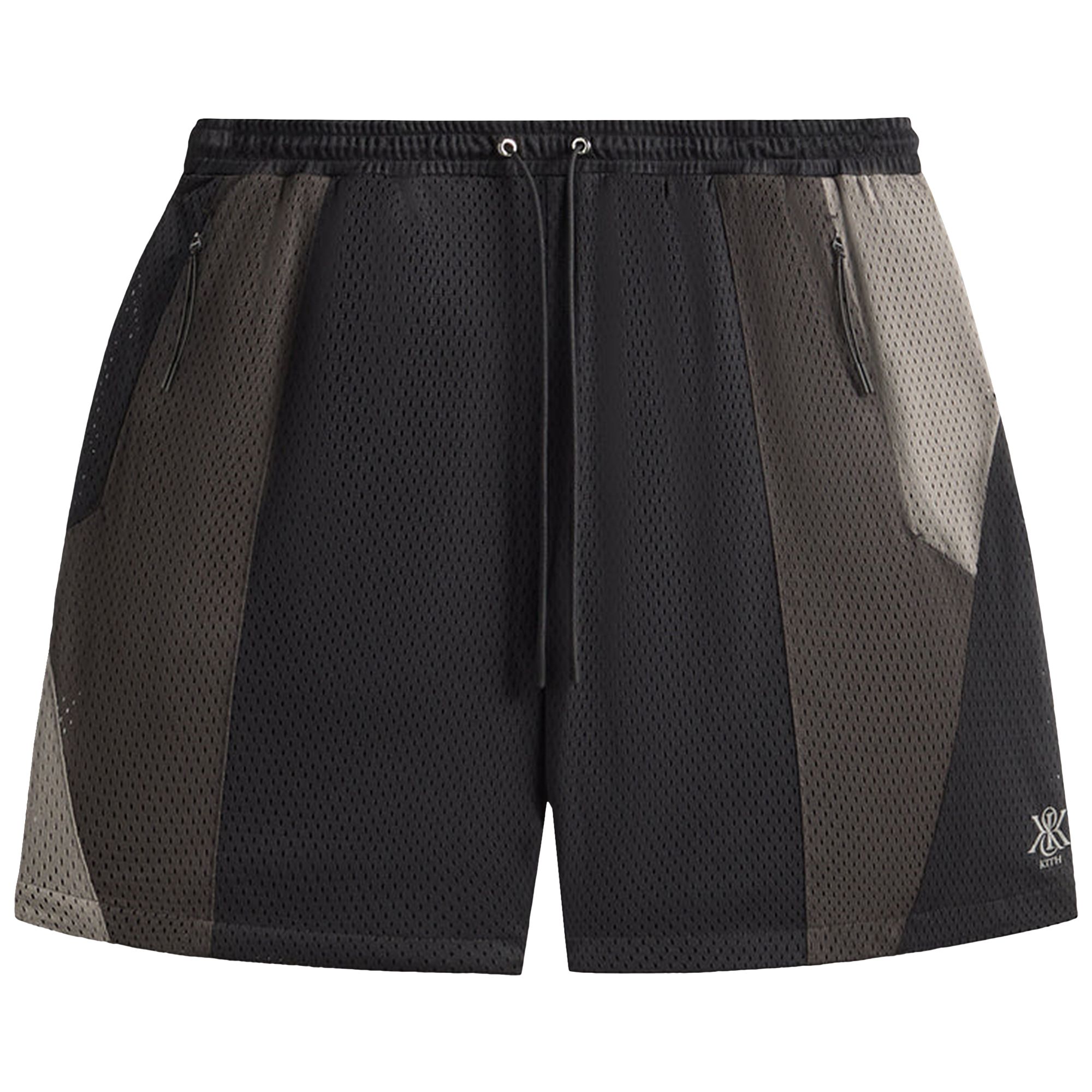 Pre-owned Kith Harden Panelled Mesh Short 'black' | Men's Size Xs