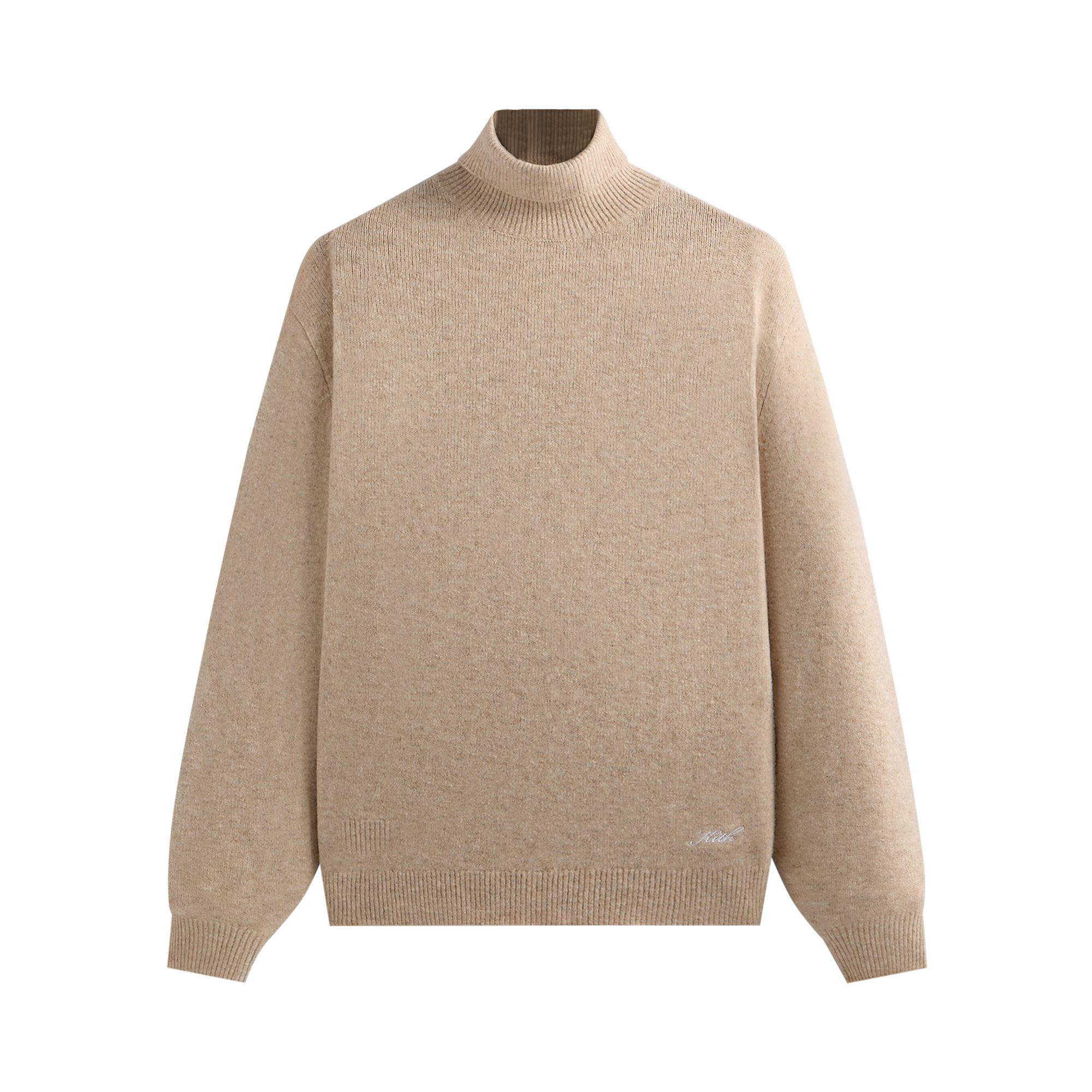 Pre-owned Kith Joseph Turtleneck 'carabiner Heather' | Tan | Men's Size L In Brown