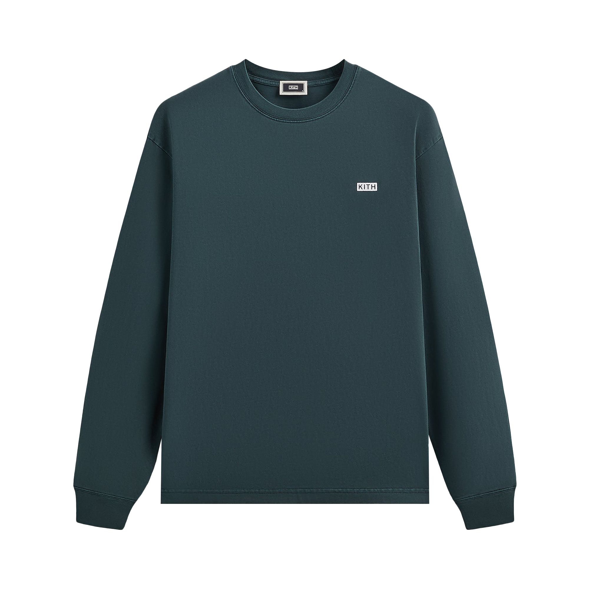 Pre-owned Kith Long-sleeve Lax Tee 'serpentine' | Green | Men's Size S