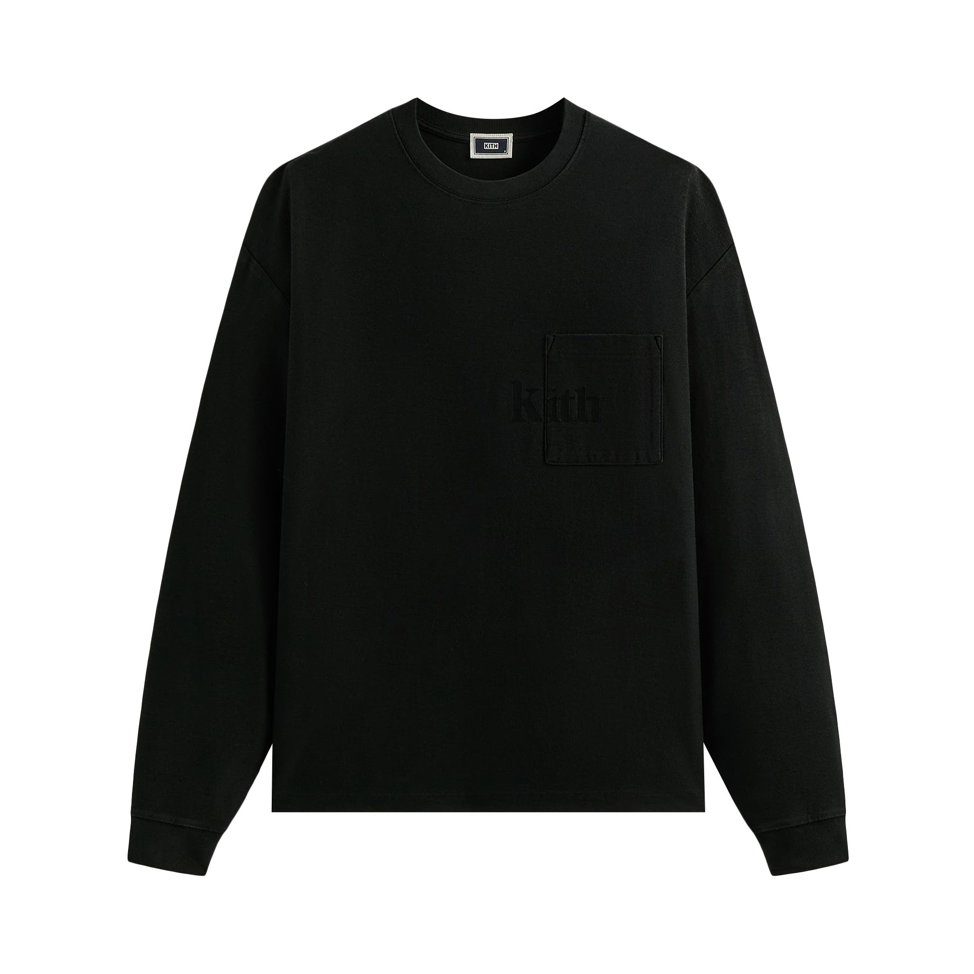 Pre-owned Kith Long-sleeve Quinn Tee 'black' | Men's Size S