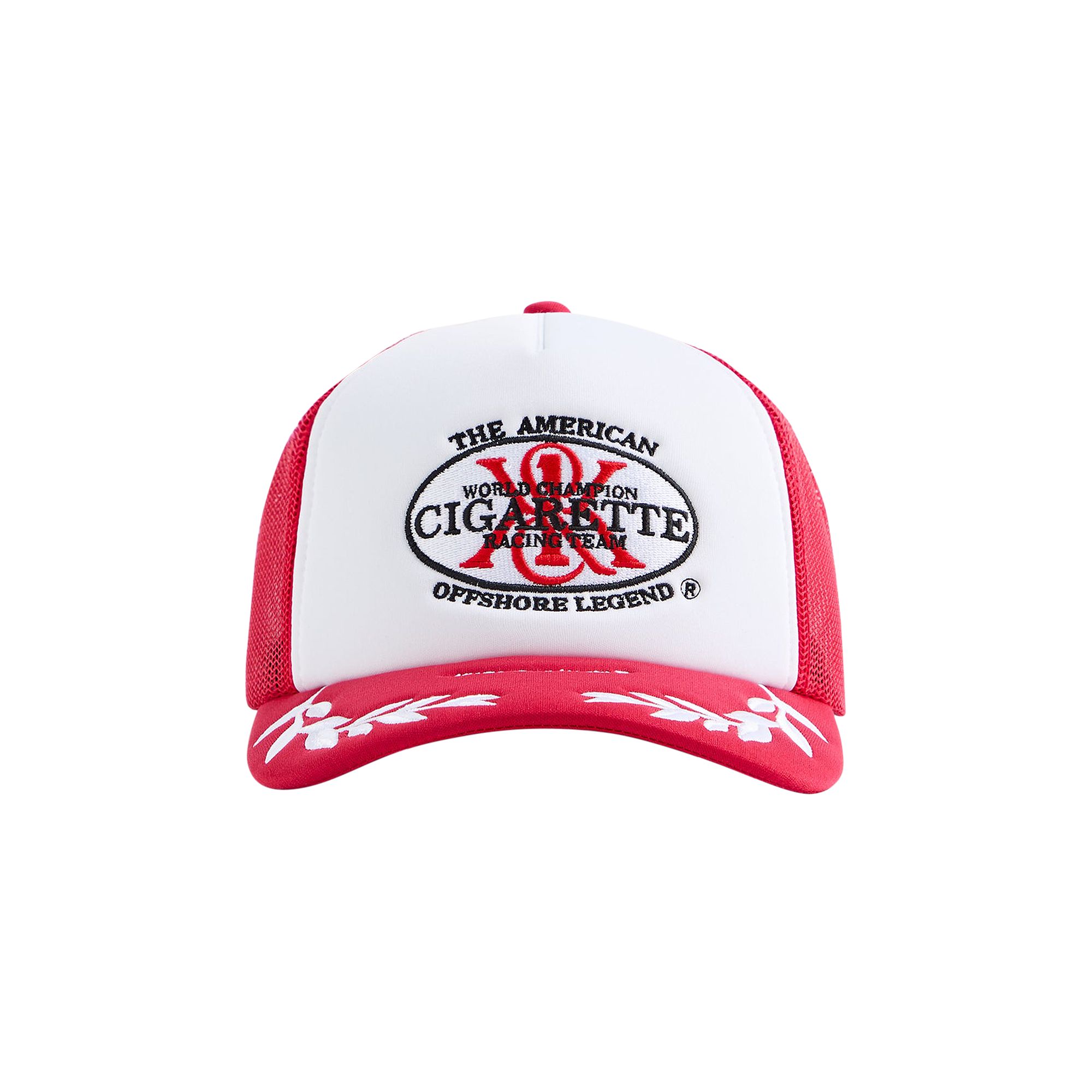 Pre-owned Kith For Cigarette Nolan Trucker Hat 'cinnabar' | Red | Men's Size Onesize