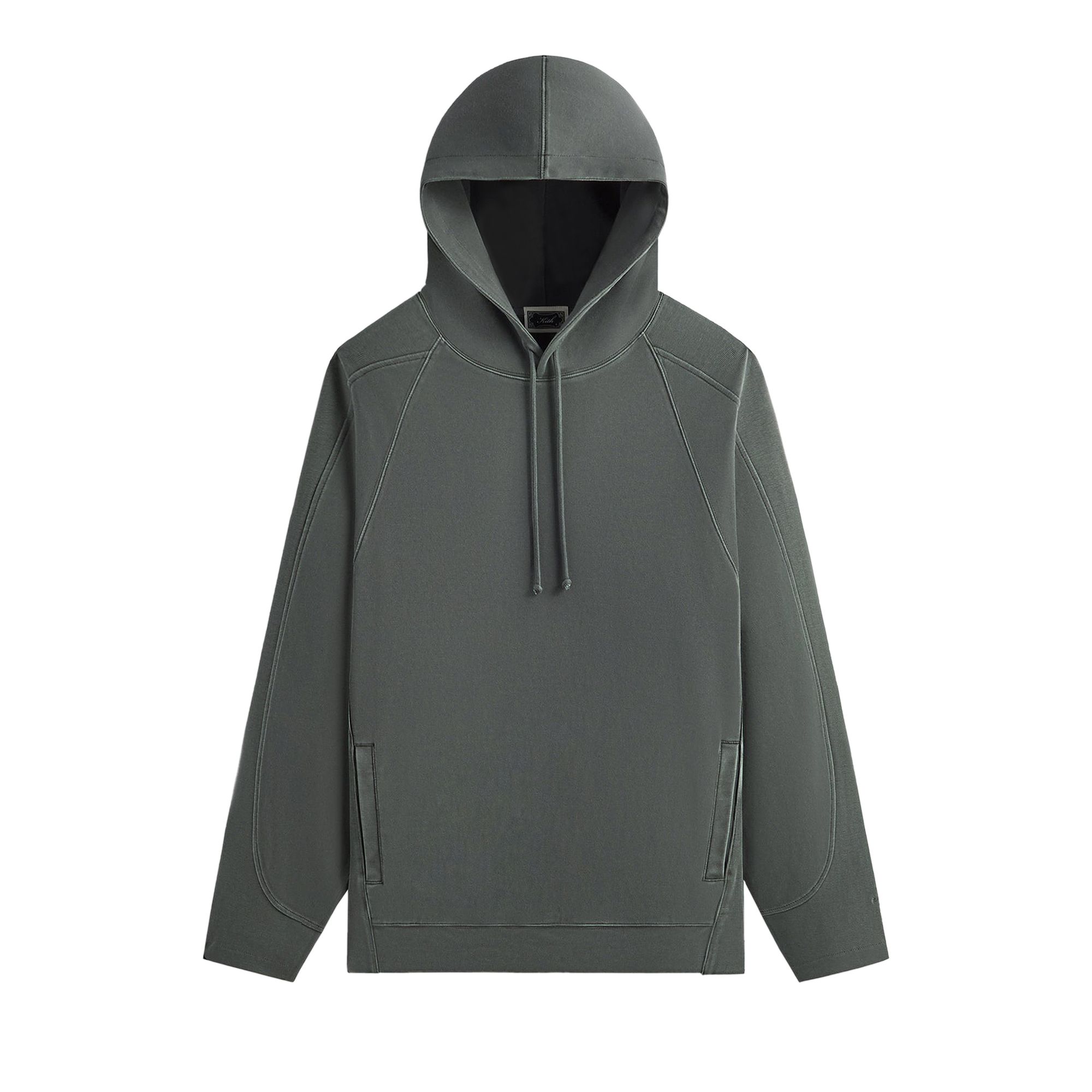 Pre-owned Kith Interlock Bleecker Hoodie 'machine' | Green | Men's Size Xxl
