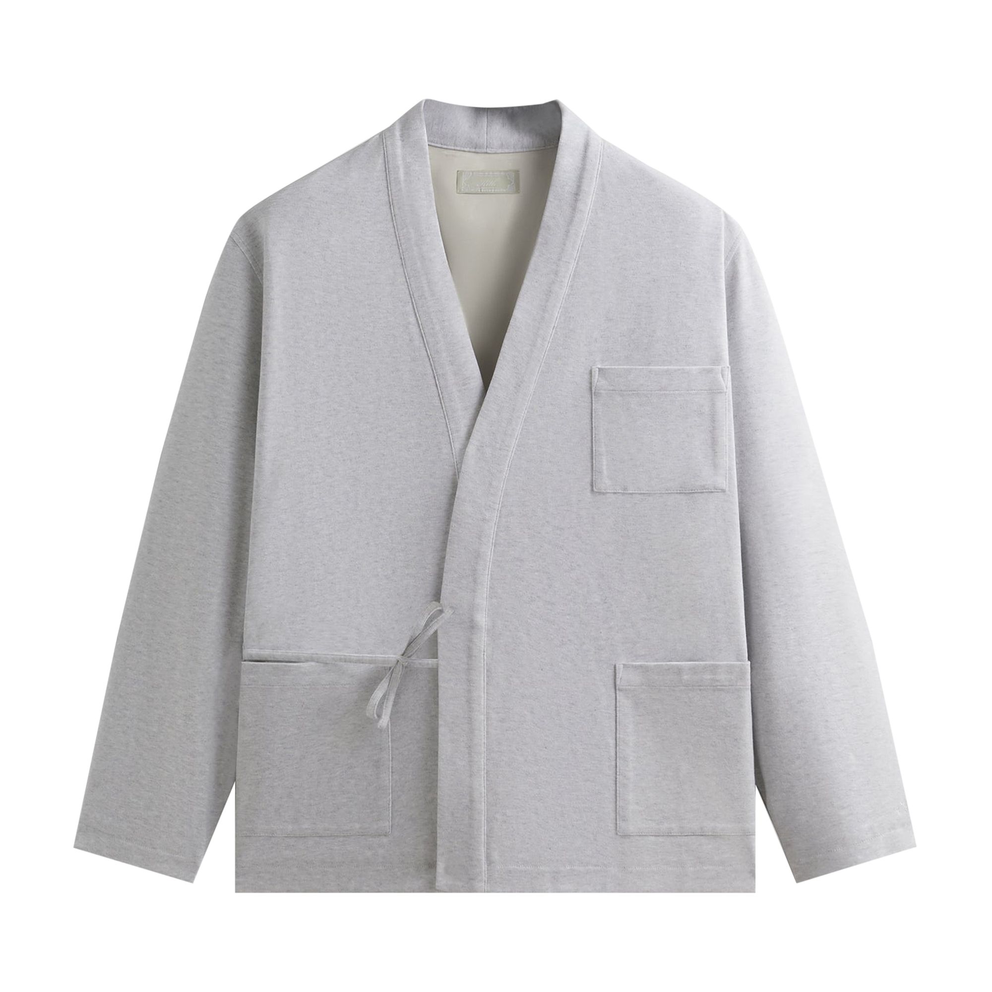 Pre-owned Kith Interlock Karter Gi 'light Heather Grey' | Men's Size L In Gray