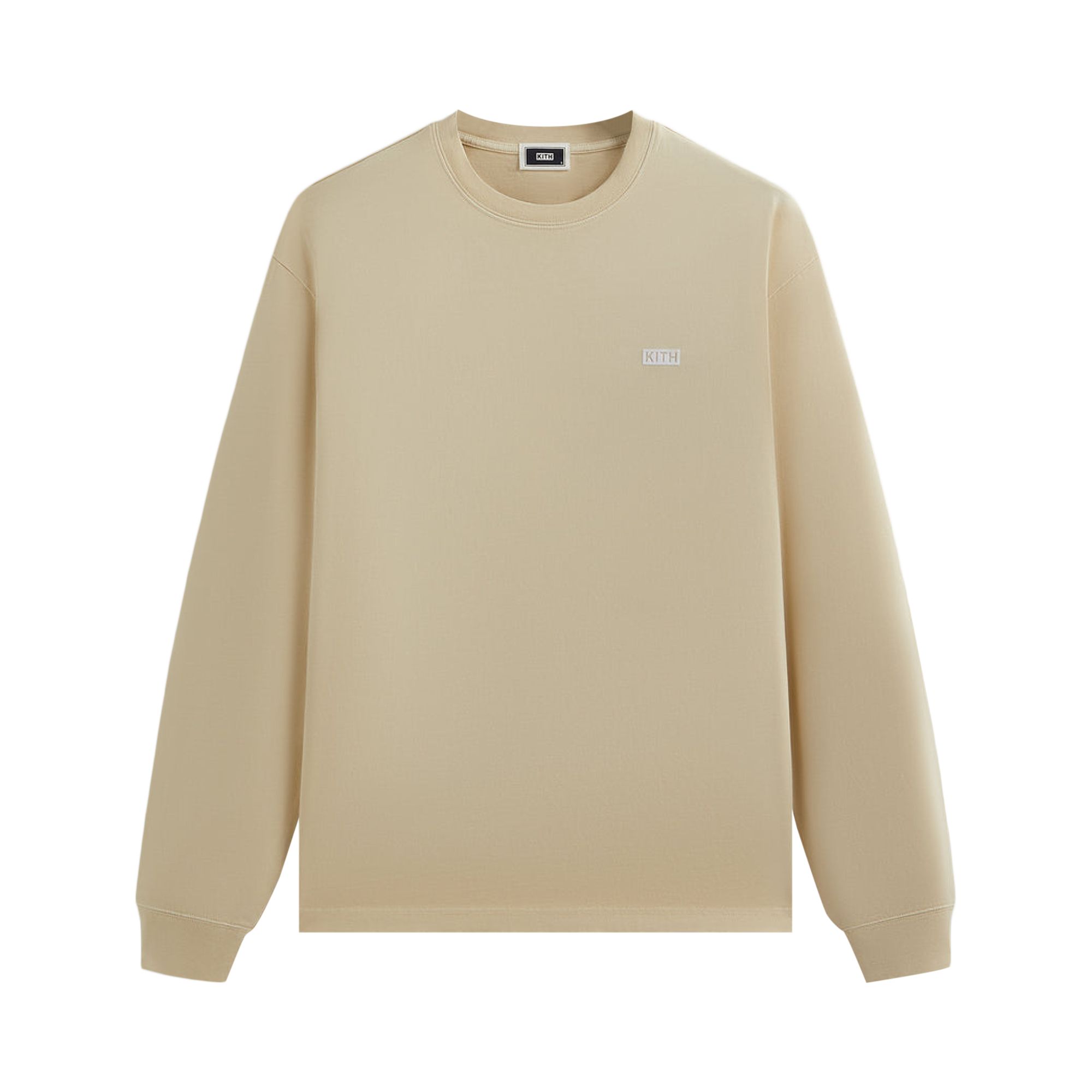 Pre-owned Kith Long-sleeve Lax Tee 'veil' | Yellow | Men's Size Xl