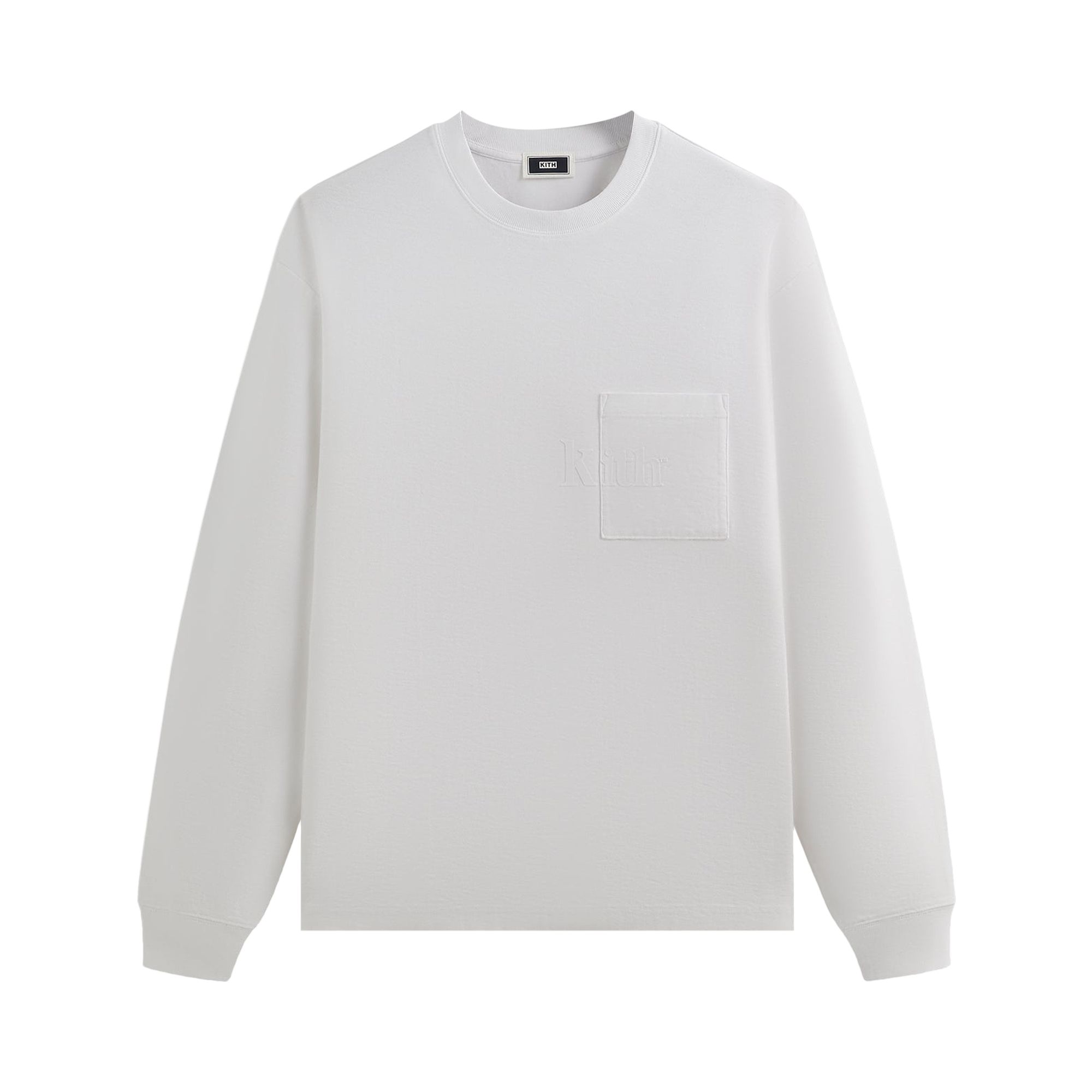 Pre-owned Kith Long-sleeve Quinn Tee 'white' | Men's Size Xs