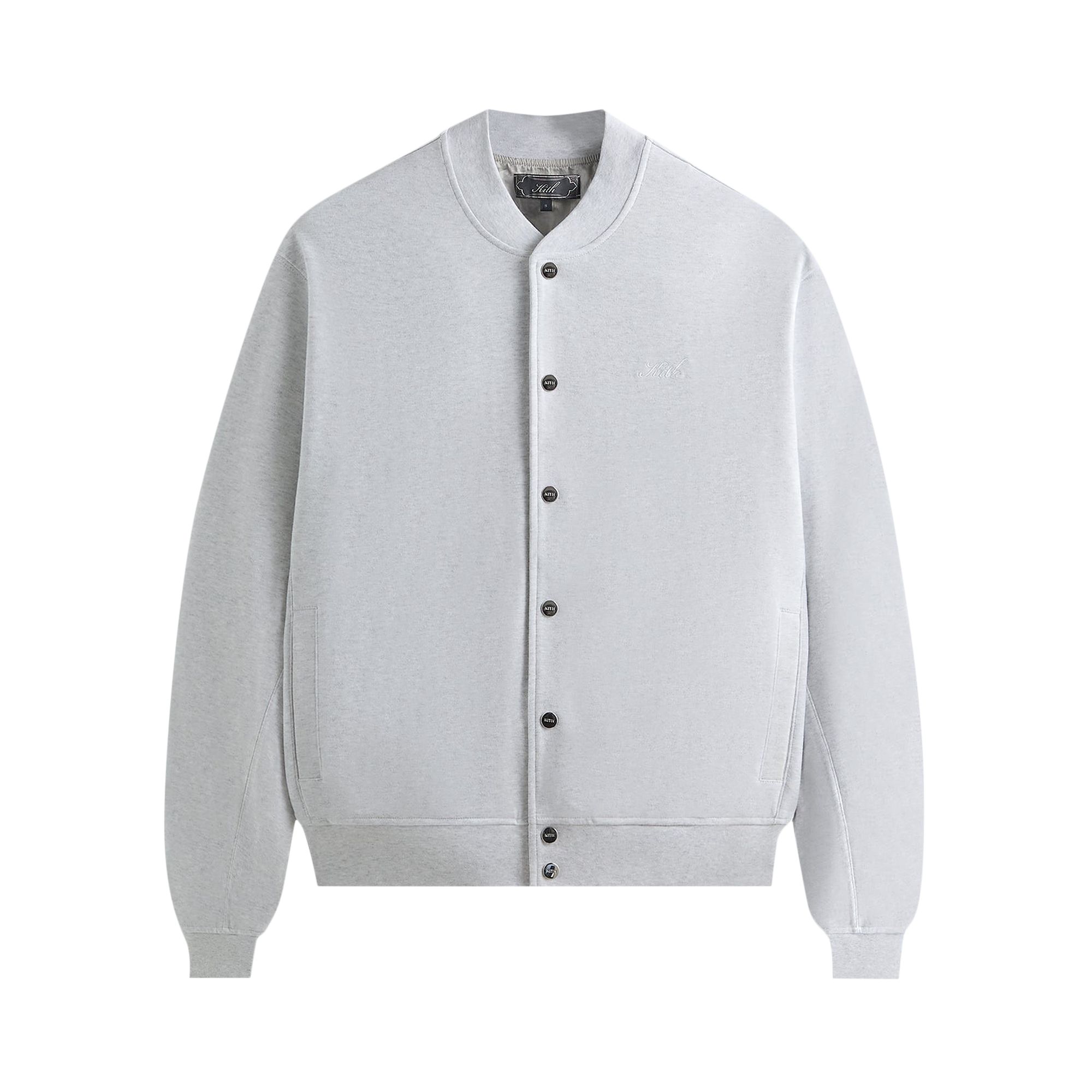 Pre-owned Kith Marvin Bomber Jacket 'light Heather Grey' | Men's Size S In Gray