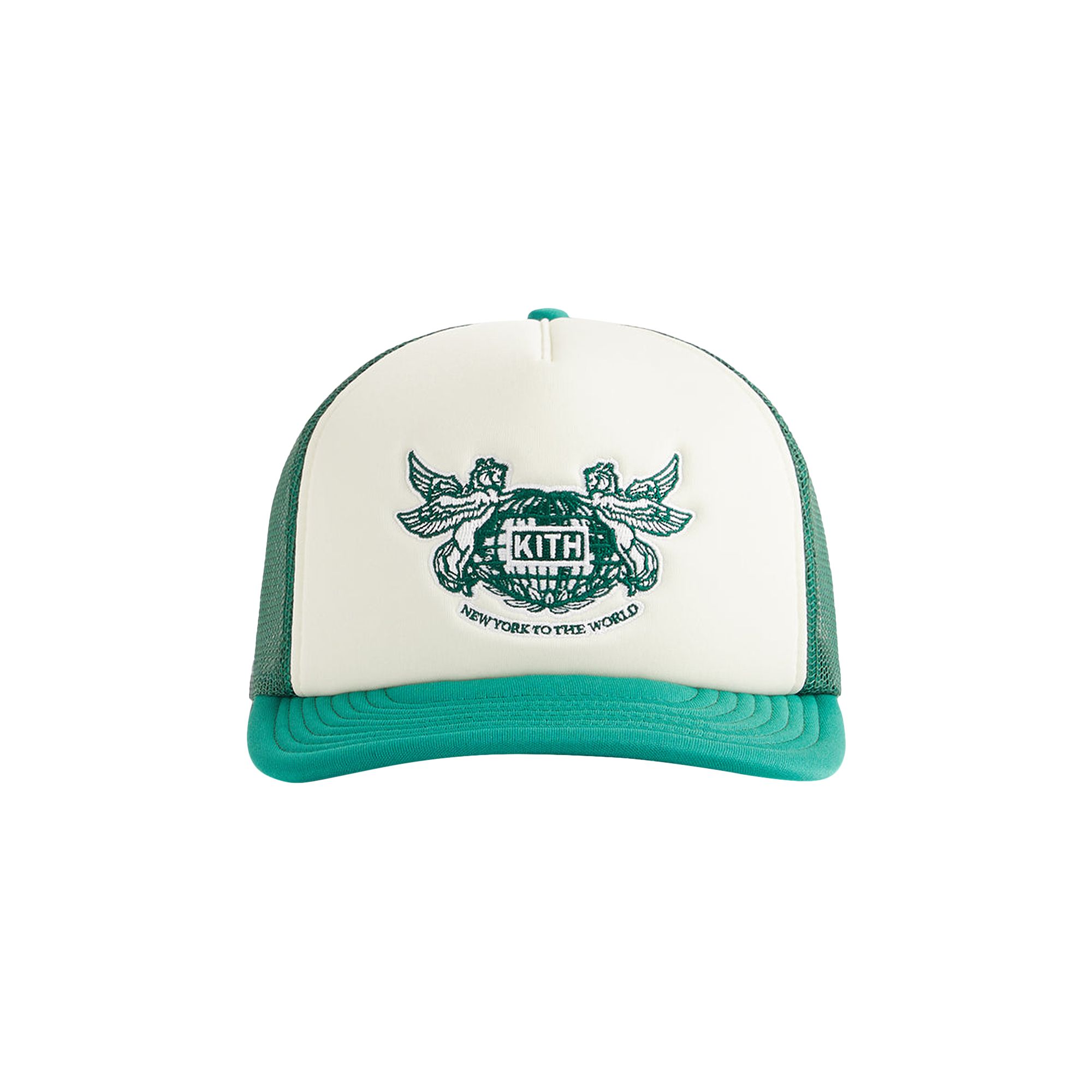 Pre-owned Kith Nolan Trucker Hat 'newt' | Green | Men's Size Onesize