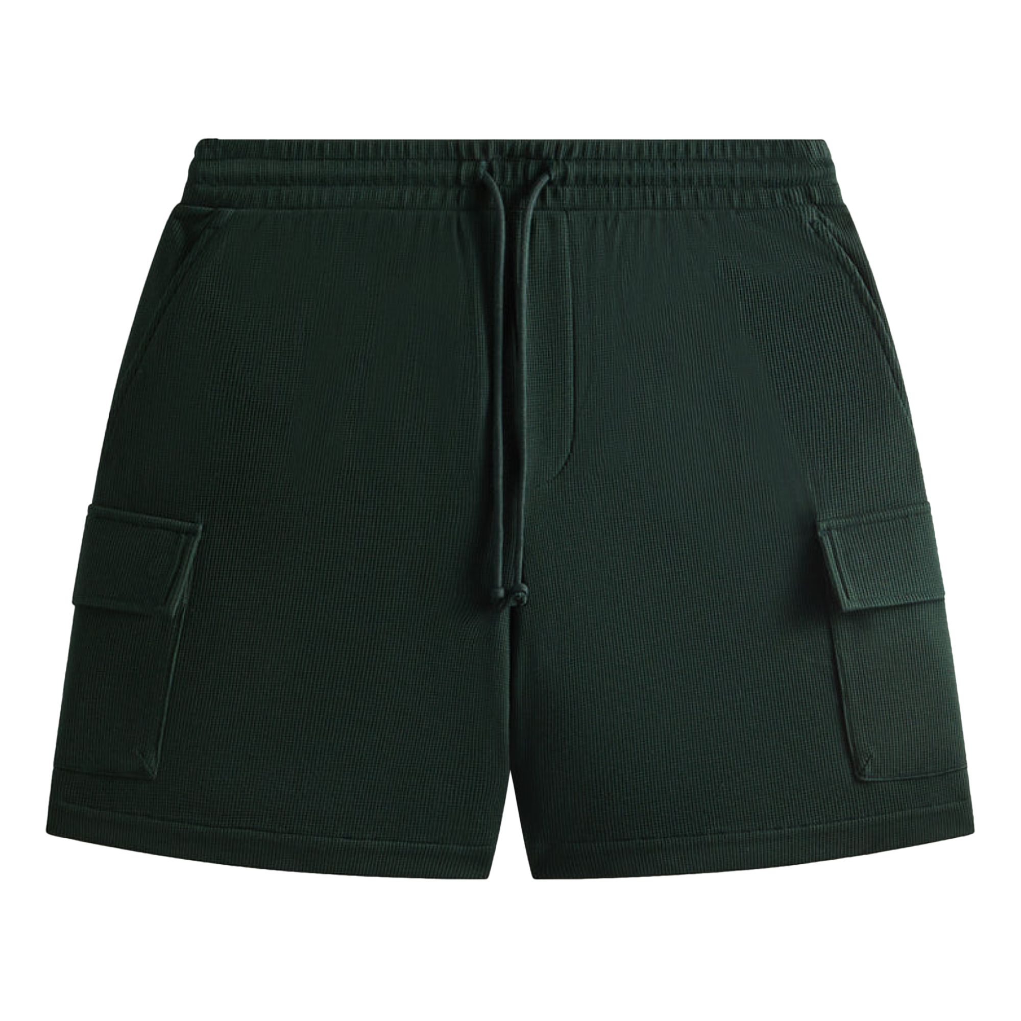 Pre-owned Kith Micro Waffle Fairfax Cargo Short 'stadium' | Green | Men's Size Xl