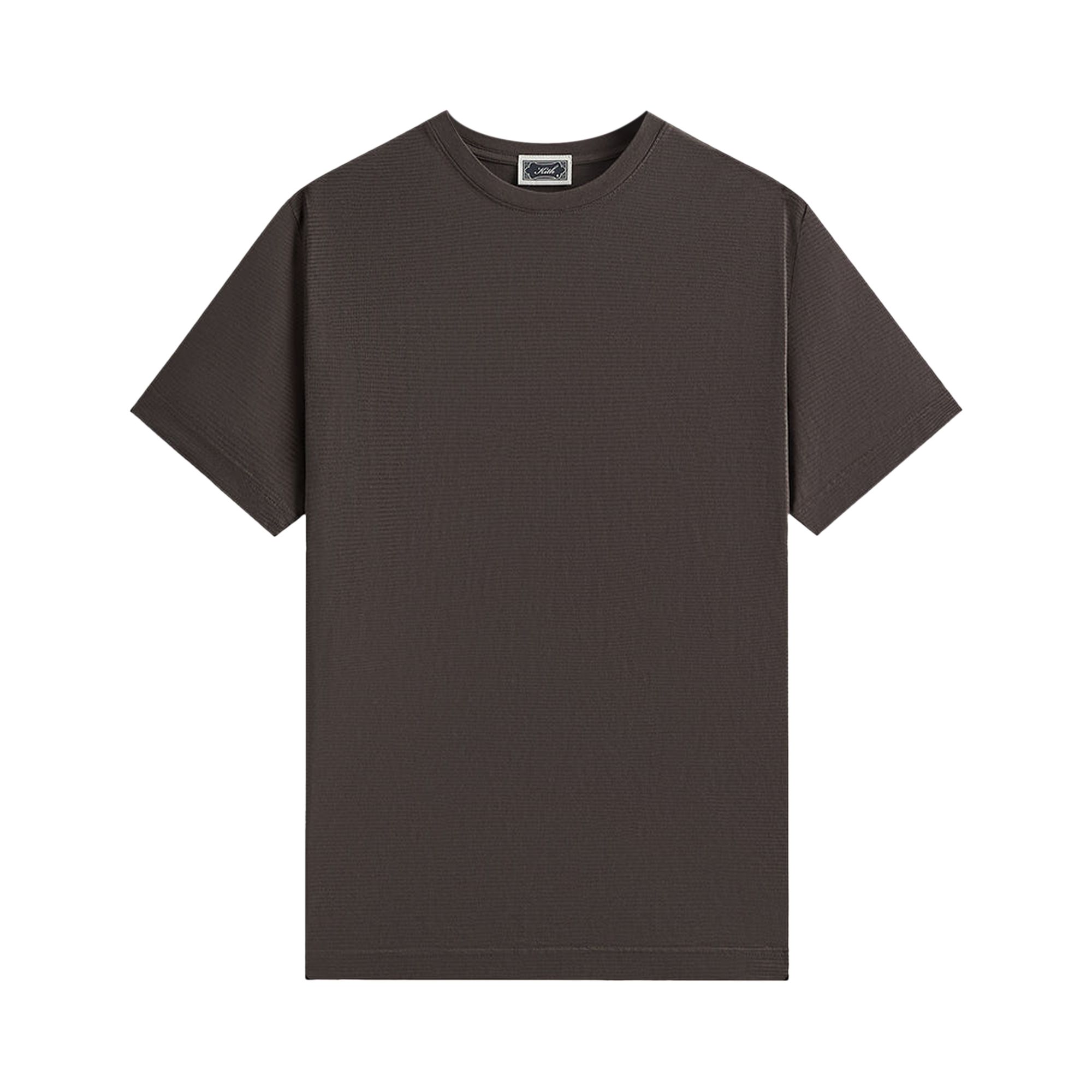 Pre-owned Kith Pointelle Mesh Short Sleeve Heathrow Tee 'cacao' | Brown | Men's Size M