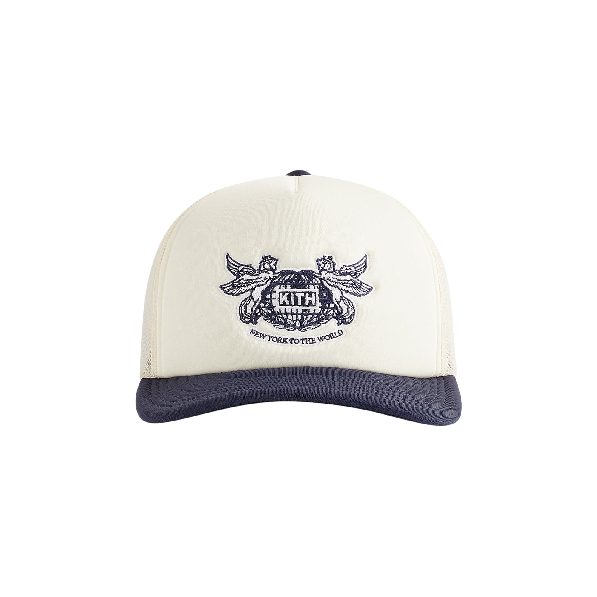 Pre-owned Kith Nolan Trucker Hat 'nocturnal' | Blue | Men's Size Onesize