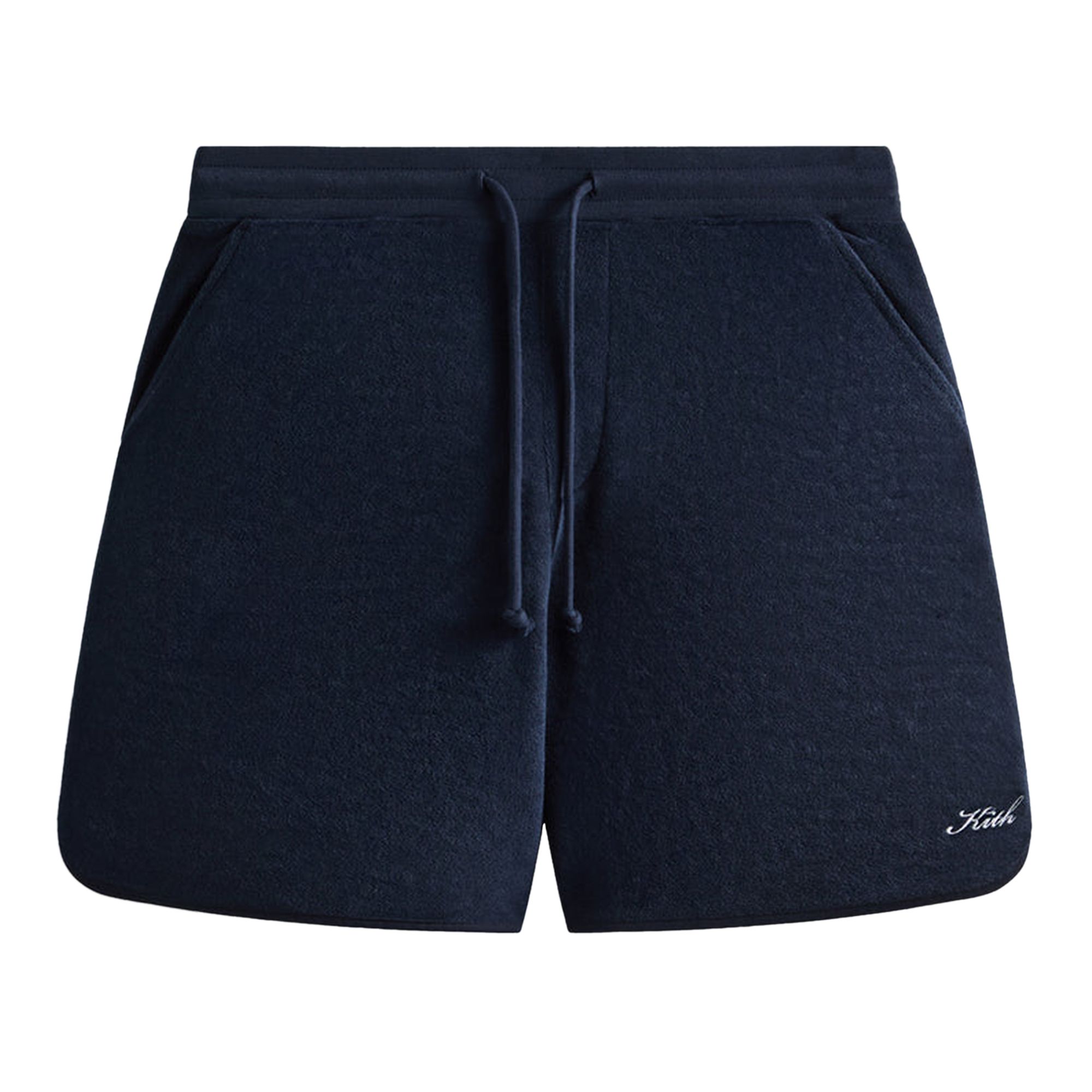 Pre-owned Kith Plush Terry Jordan Short 'nocturnal' | Blue | Men's Size Xl