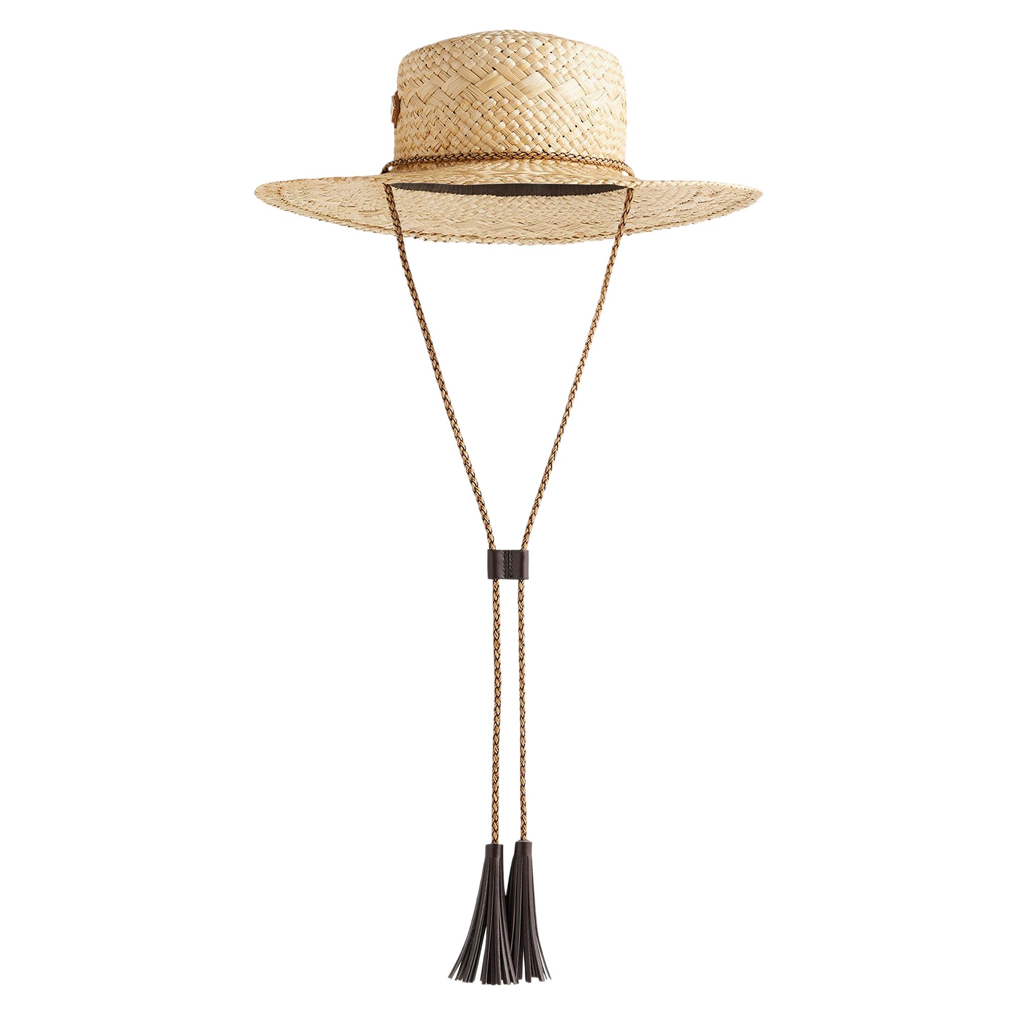 Pre-owned Kith Raffia Traveler's Hat 'natural' | Cream | Men's Size Onesize In White