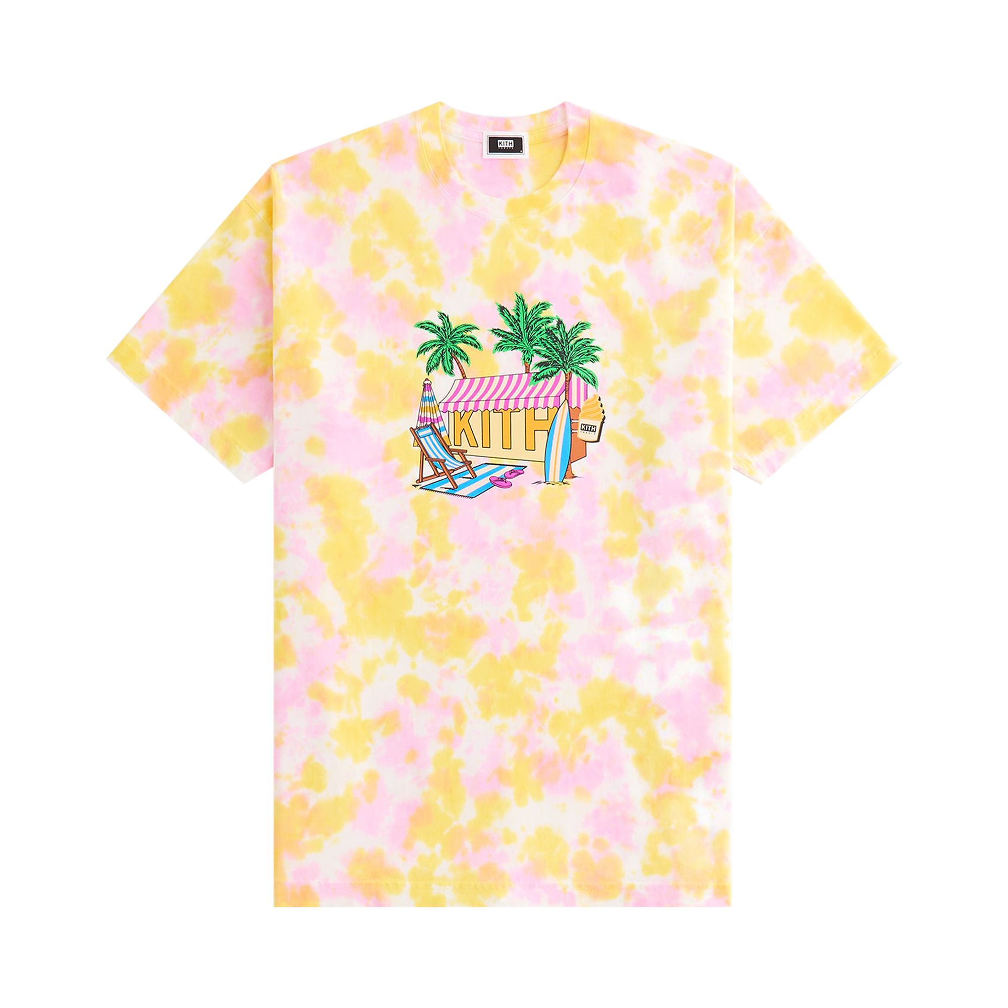 Pre-owned Kith Treats Tropical Destination Tee 'petal' | Pink | Men's Size L