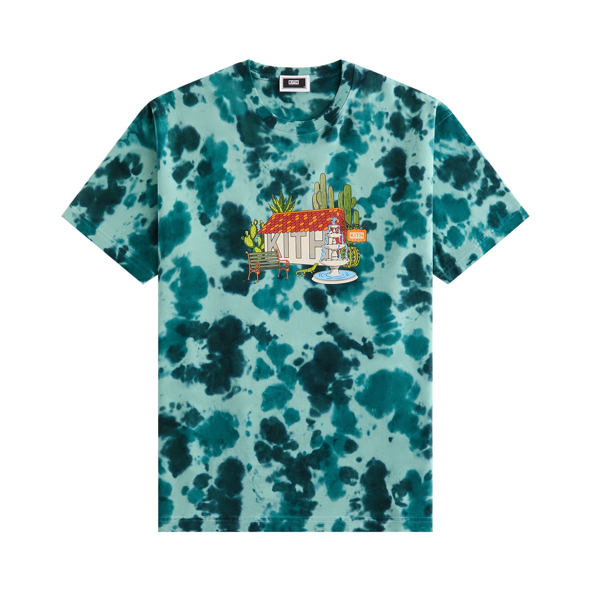 Pre-owned Kith Treats Desert Destination Tee 'stadium' | Green | Men's Size M