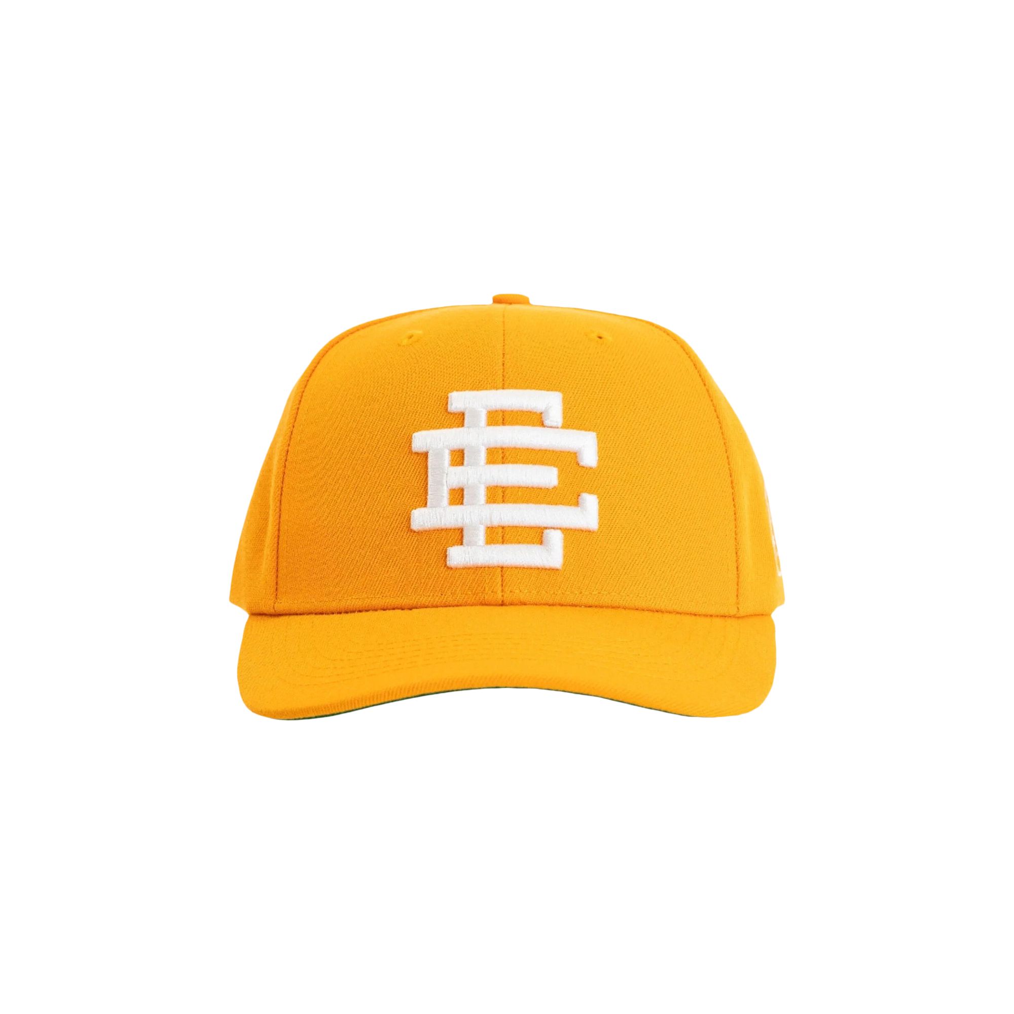 Pre-owned Eric Emanuel Ee Basic Hat 'yellow/white' | Men's Size Onesize