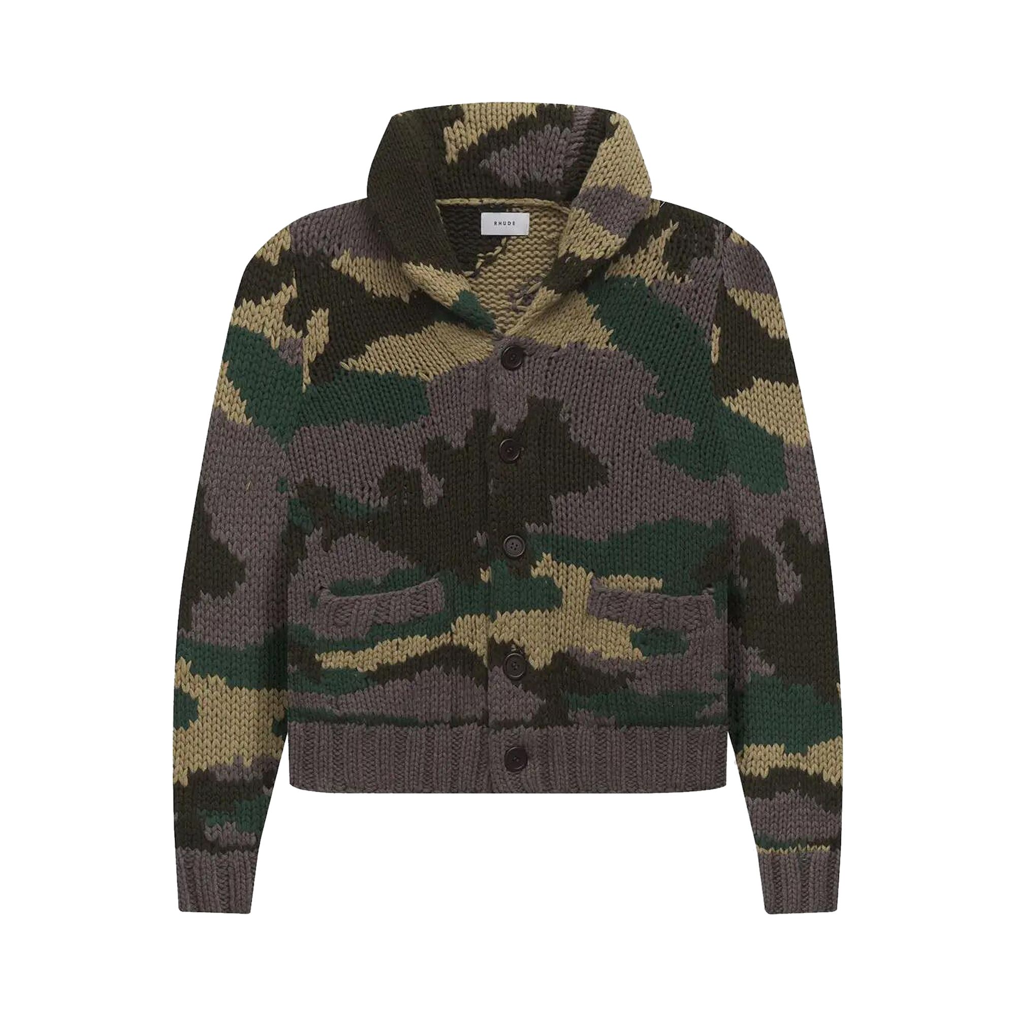 RHUDE Pre-owned Cardigan 'camo' | Multi-color | Men's Size S