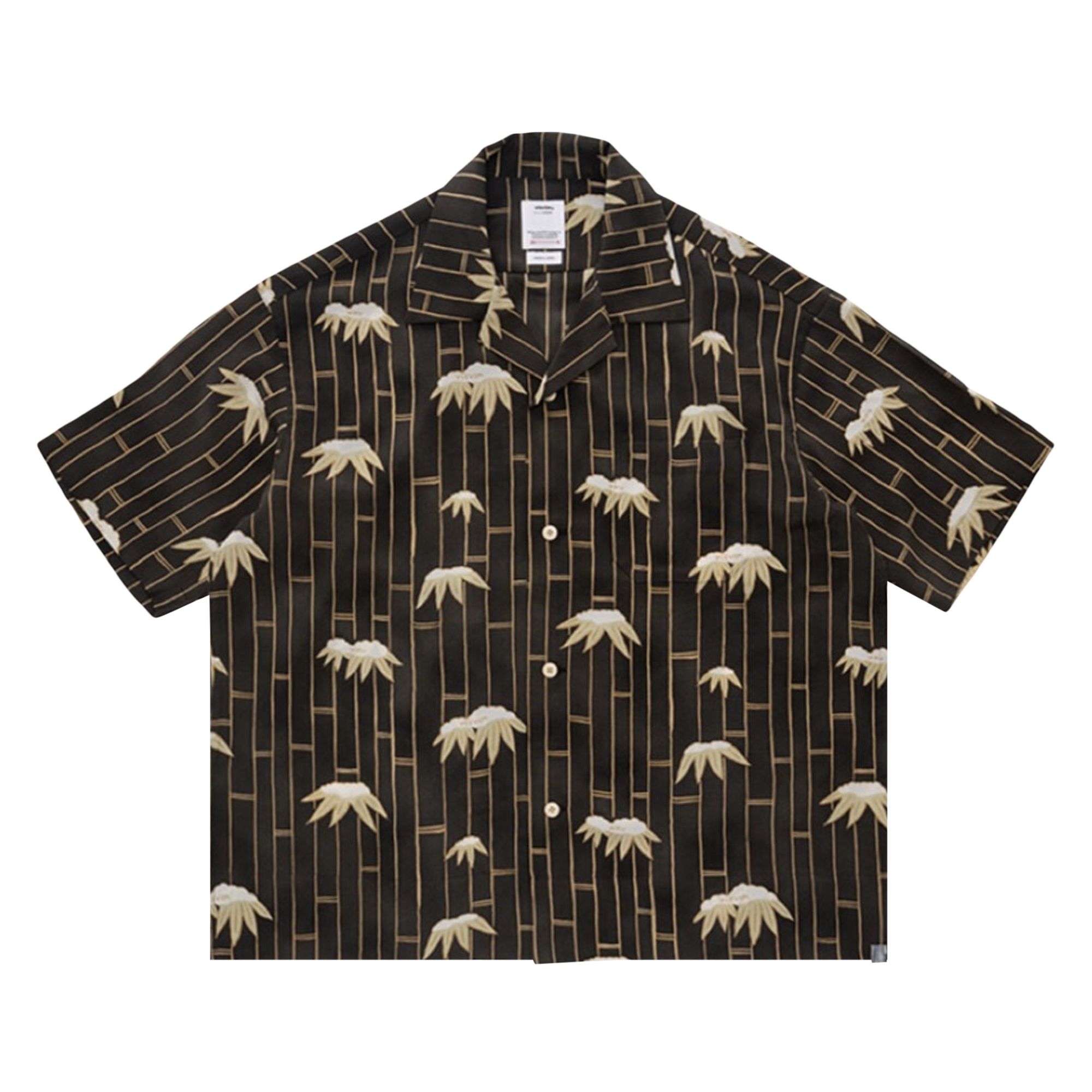 Pre-owned Visvim Copa Short-sleeve Bamboo Shirt (chirimen) 'black' | Men's Size 3