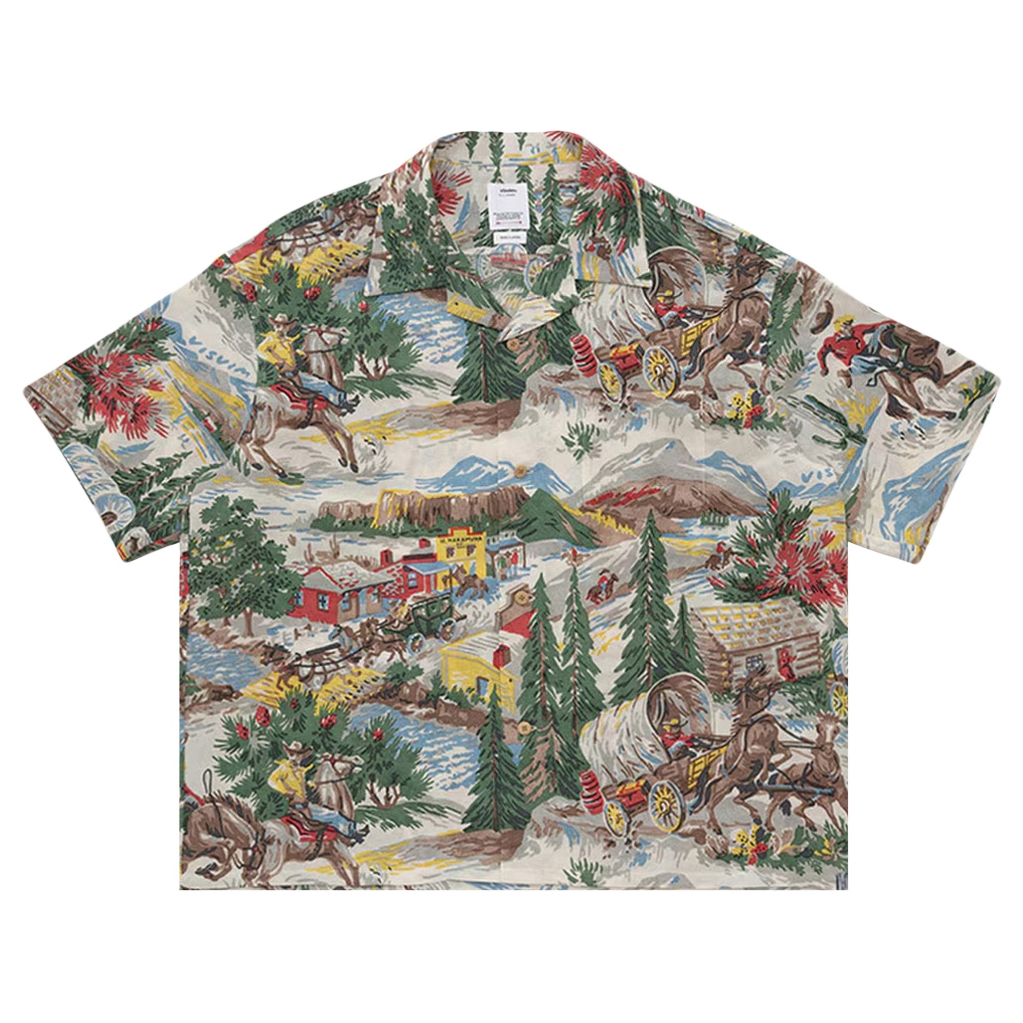Pre-owned Visvim Crosby Short-sleeve Shirt (washi Chirimen) 'light Blue' | Men's Size 3