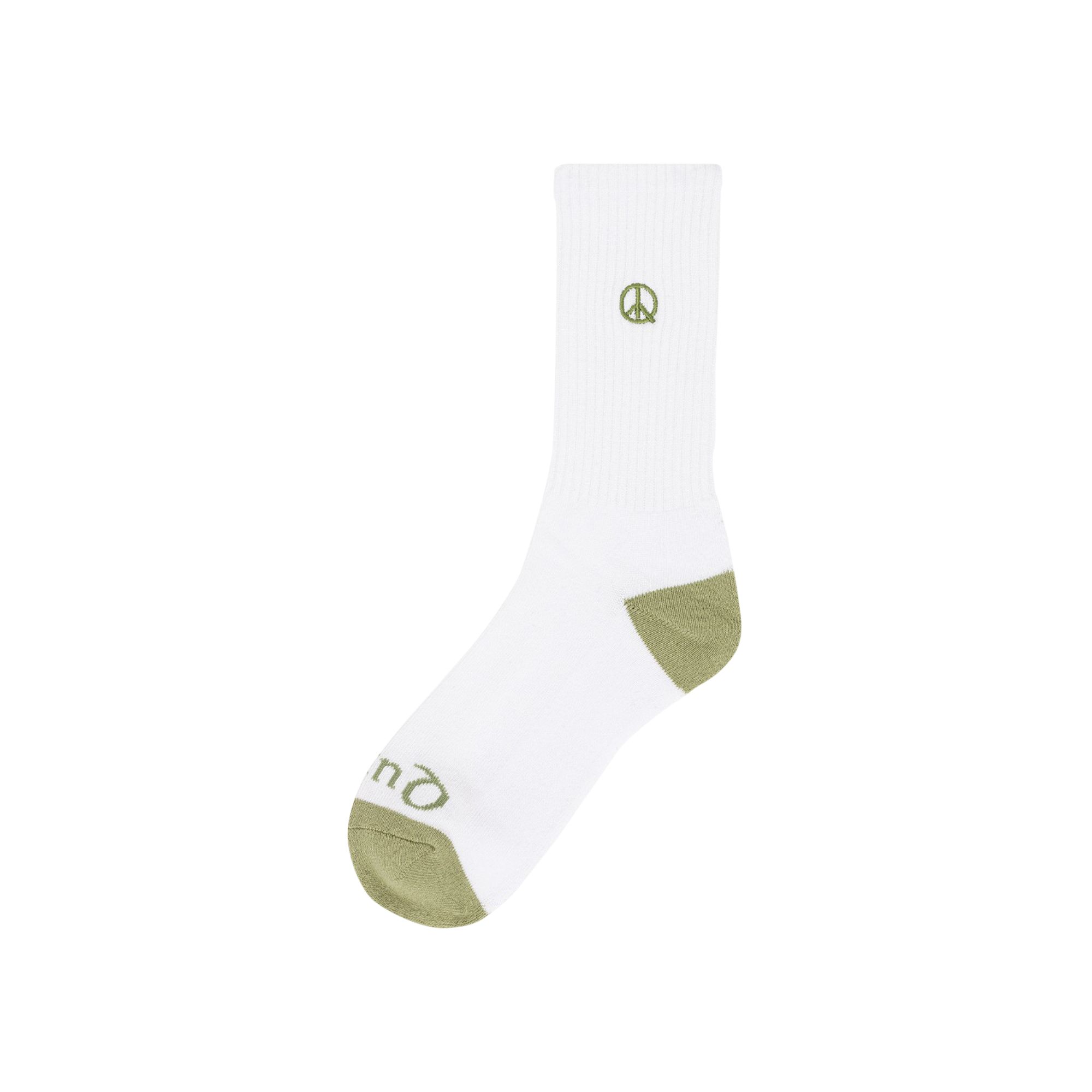 Pre-owned Museum Of Peace And Quiet Museum Of Peace & Quiet Icon Socks 'matcha' | Green | Men's Size Onesize