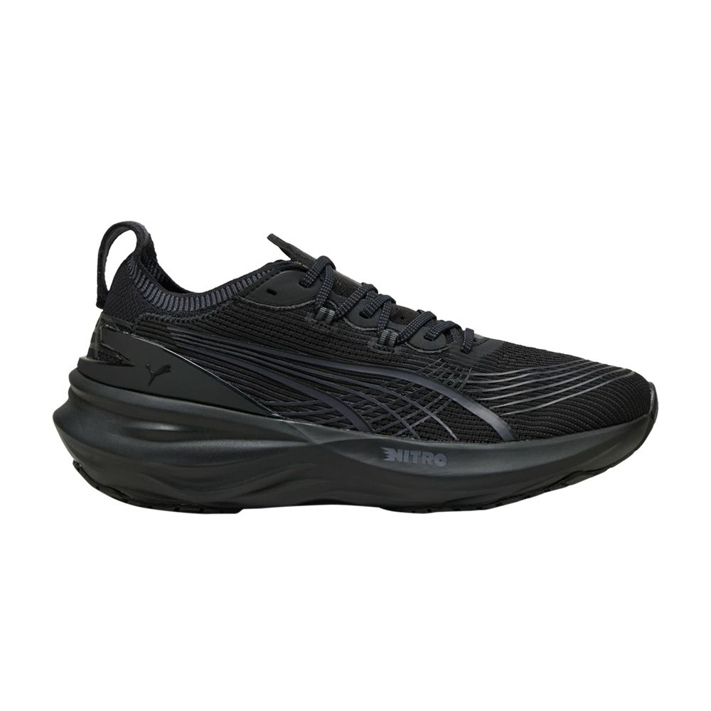 Puma ForeverRun Nitro 2 Wide 'Black Galactic Grey' | Men's Size 12 - 311050-01