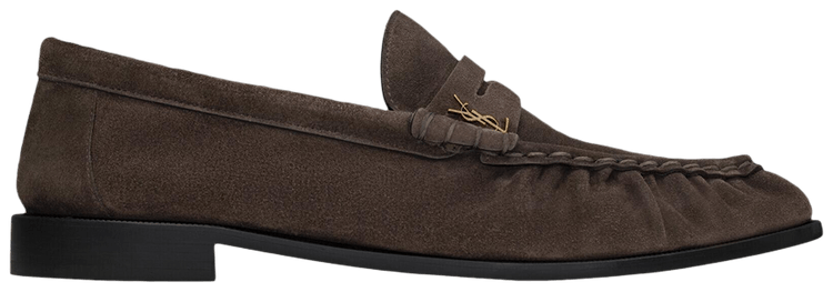Saint Laurent Le Loafer Supple Dark Brown