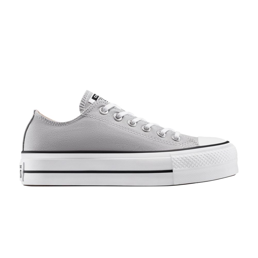 Pre-owned Converse Wmns Chuck Taylor All Star Lift Platform Low 'grey Area' | Women's Size 9.5 In Gray