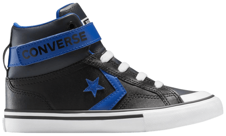 Converse Pro Blaze Strap Leather EasyOn High PS Black Blue