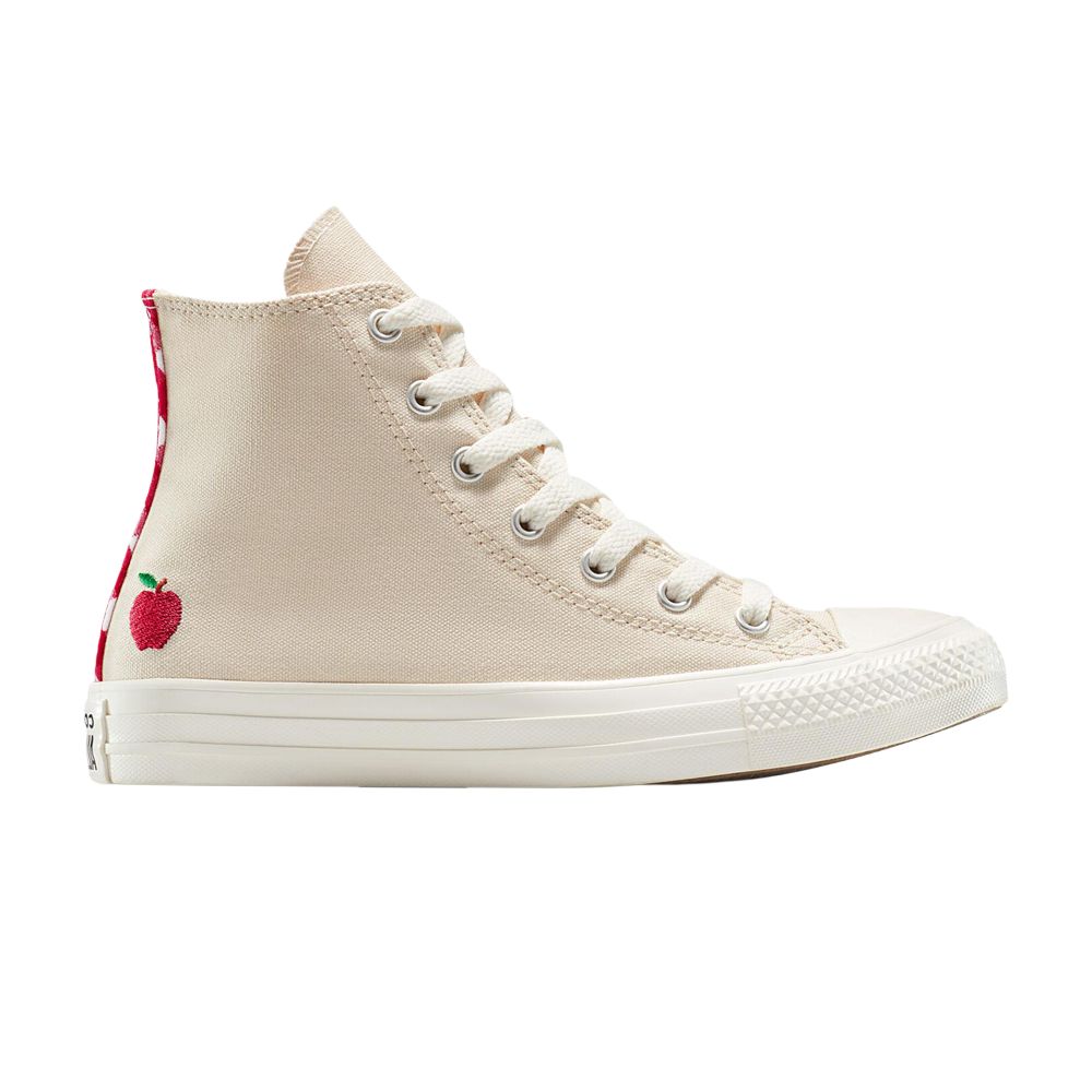 Converse Chuck Taylor All Star High GS 'Checkered Accents' | Cream | Kid's Size 4.5 - A13176F