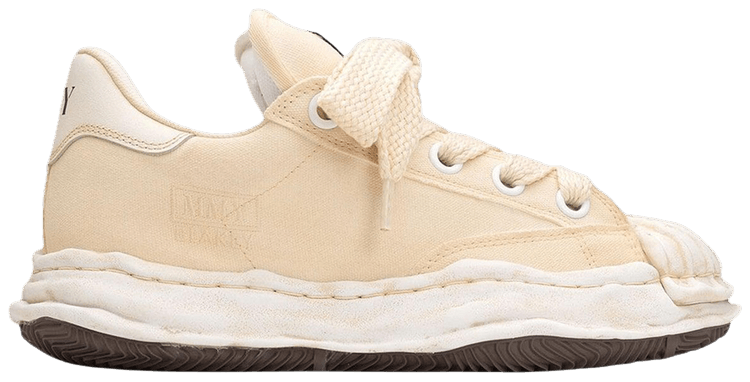 Maison Mihara Yasuhiro Blakey Puffer OG Sole Canvas Low White