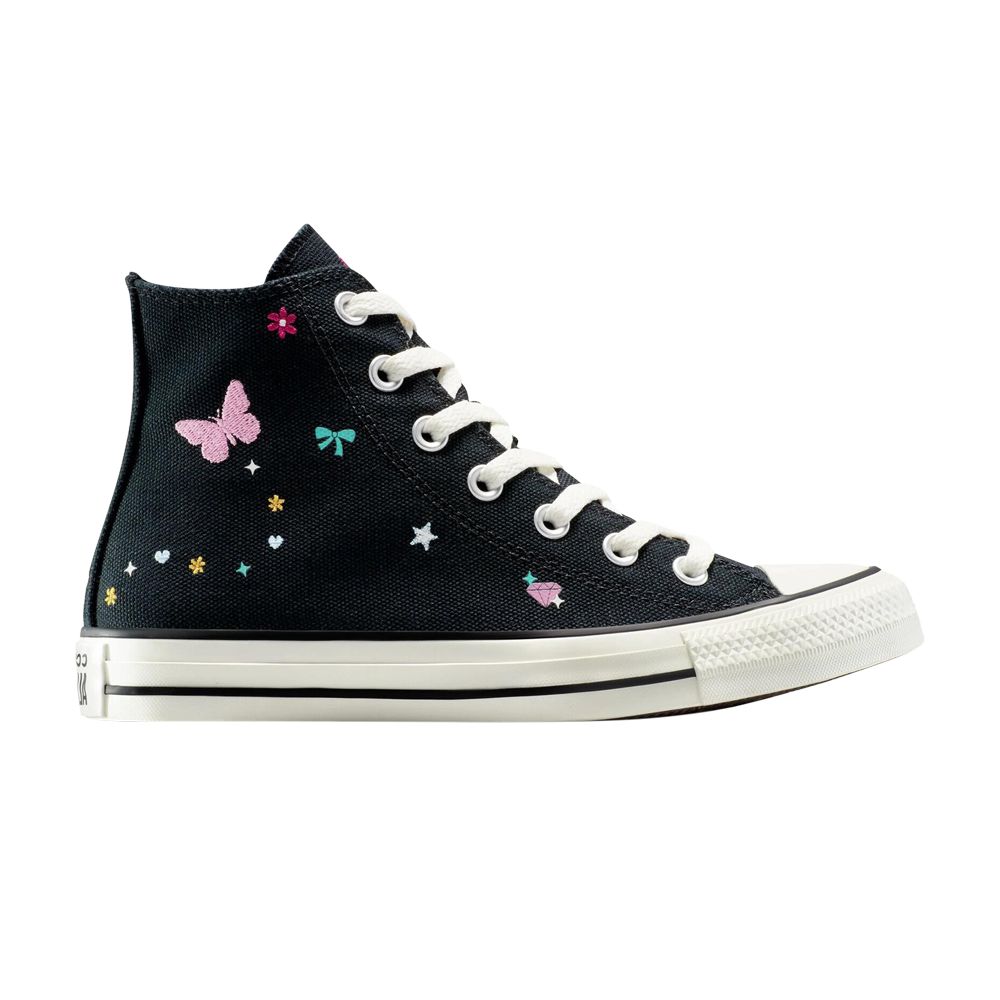 Pre-owned Converse Wmns Chuck Taylor All Star High 'doodles' | Black | Women's Size 8.5