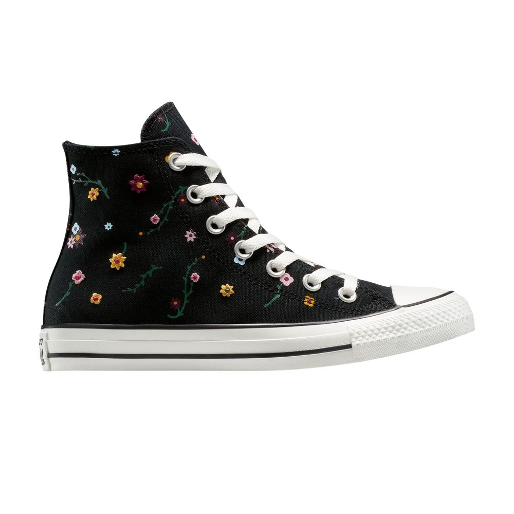 Pre-owned Converse Wmns Chuck Taylor All Star High 'floral' | Black | Women's Size 7.5