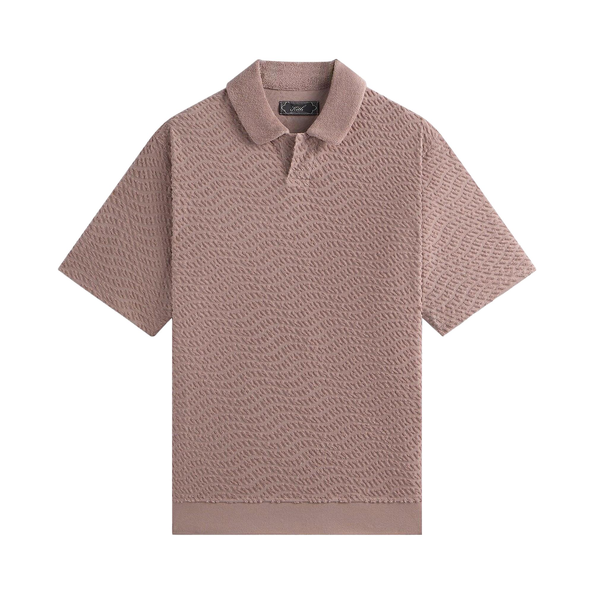 Pre-owned Kith Monogram Terry Leo Polo 'perfume' | Pink | Men's Size S