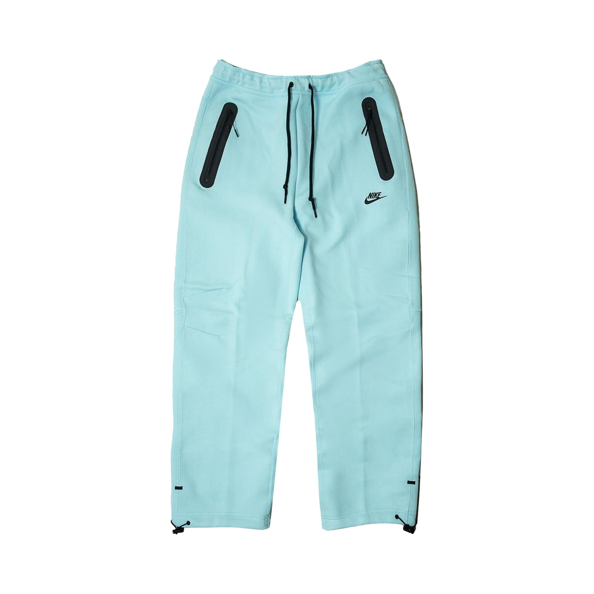 Pre-owned Nike Tech Fleece Open-hem Pants 'glacier Blue/black' | Men's Size L
